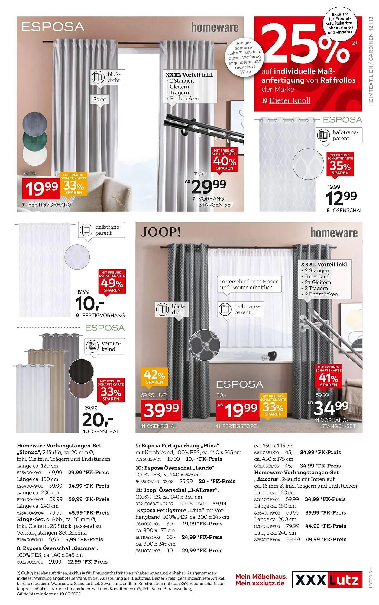 XXXLutz Prospekt von 21. Juli bis 3. August 2025 - Prospekt seite 13