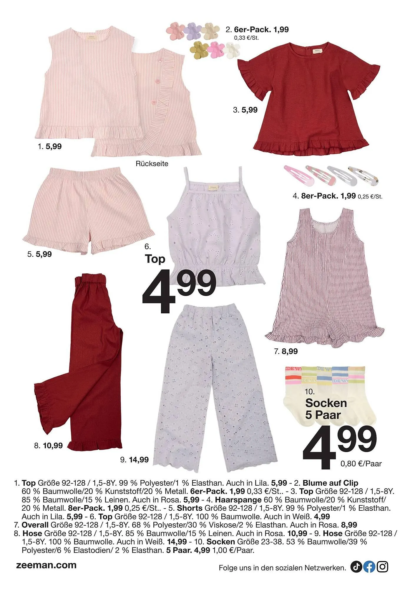 Zeeman Prospekt von 21. März bis 4. April 2026 - Prospekt seite 18