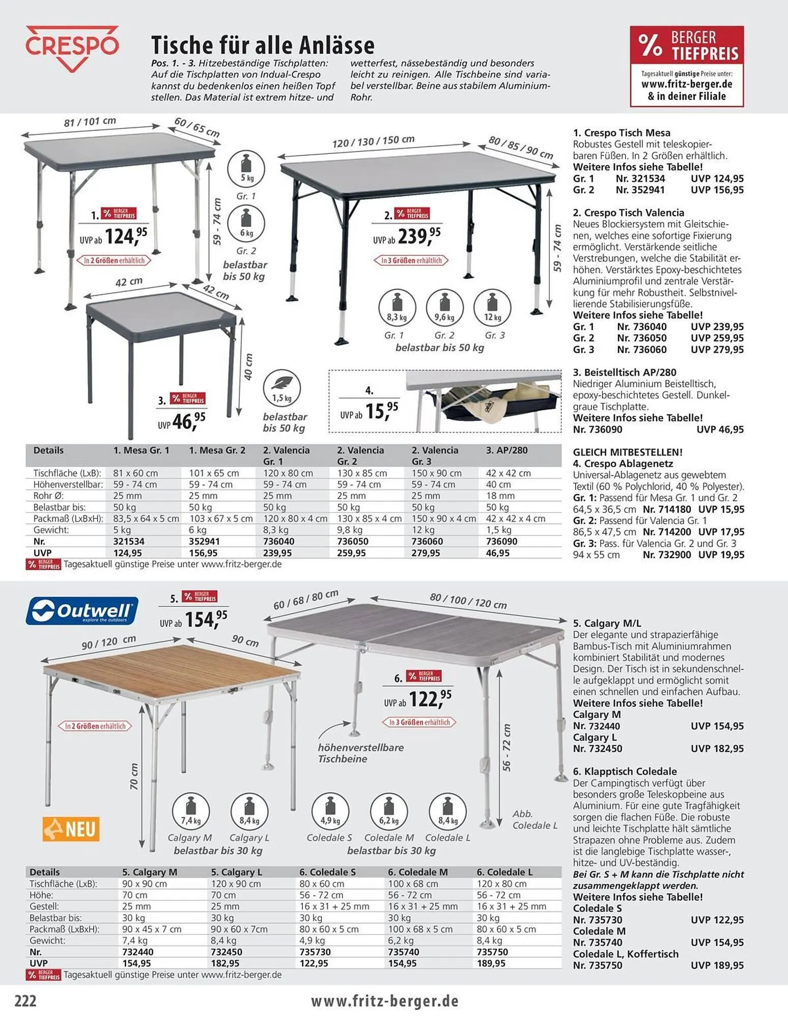 Fritz Berger Prospekt von 27. Mai bis 31. Dezember 2025 - Prospekt seite 222