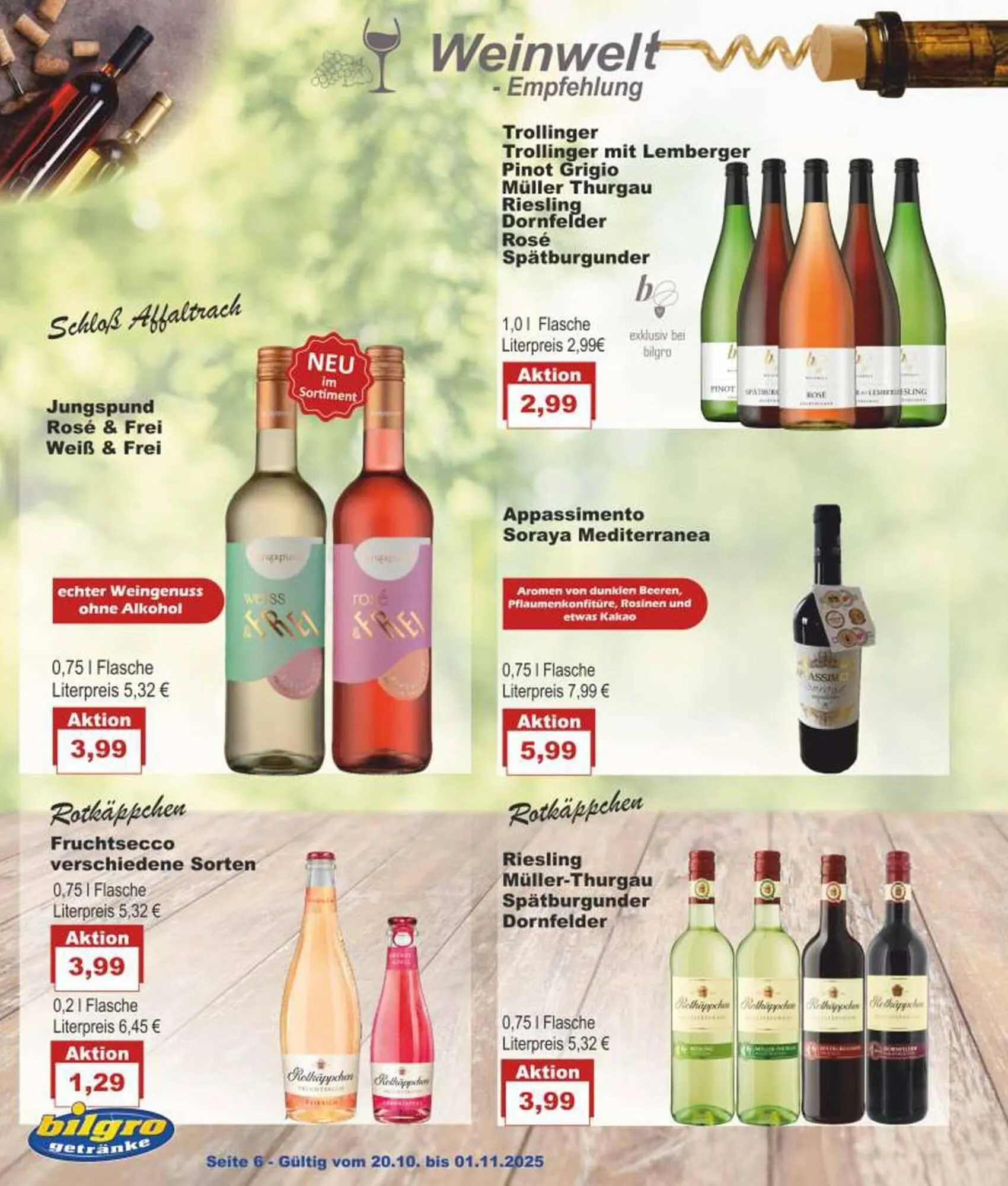 Bilgro Prospekt von 21. Oktober bis 4. November 2025 - Prospekt seite 6
