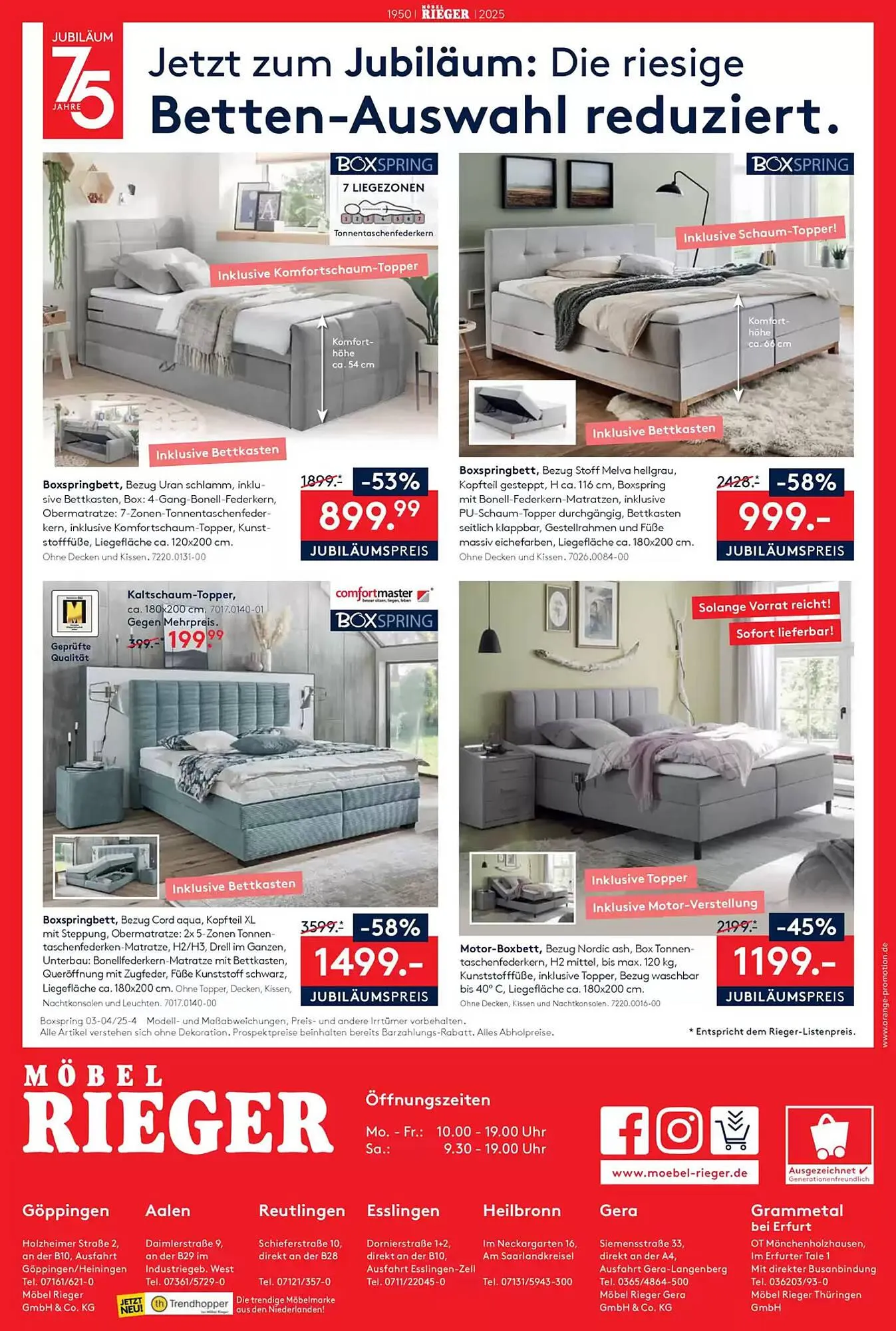 Möbel Rieger Prospekt von 16. Januar bis 23. Januar 2025 - Prospekt seite 24