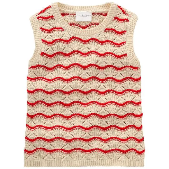 Mädchen Strick-Top mit Streifen