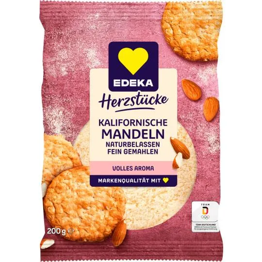 EDEKA Kalifornische Mandeln naturbelassen, fein gemahlen 200G