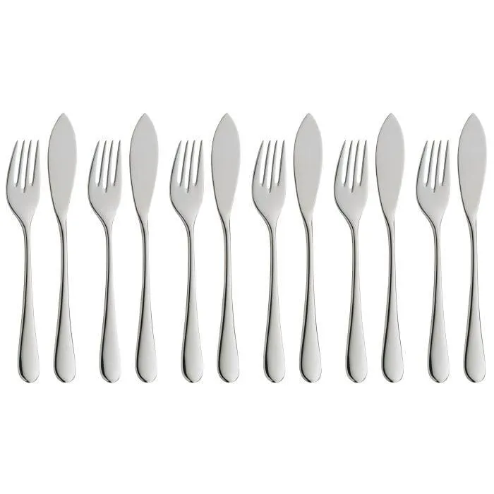 Merit Fischbesteck-Set, 12-teilig, Cromargan protect®