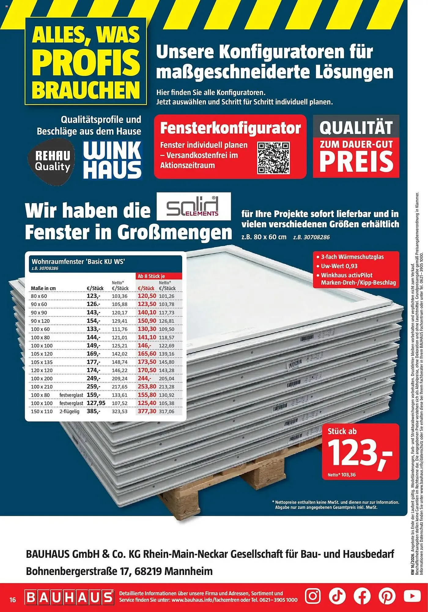 Bauhaus Prospekt von 11. April bis 25. April 2026 - Prospekt seite 16