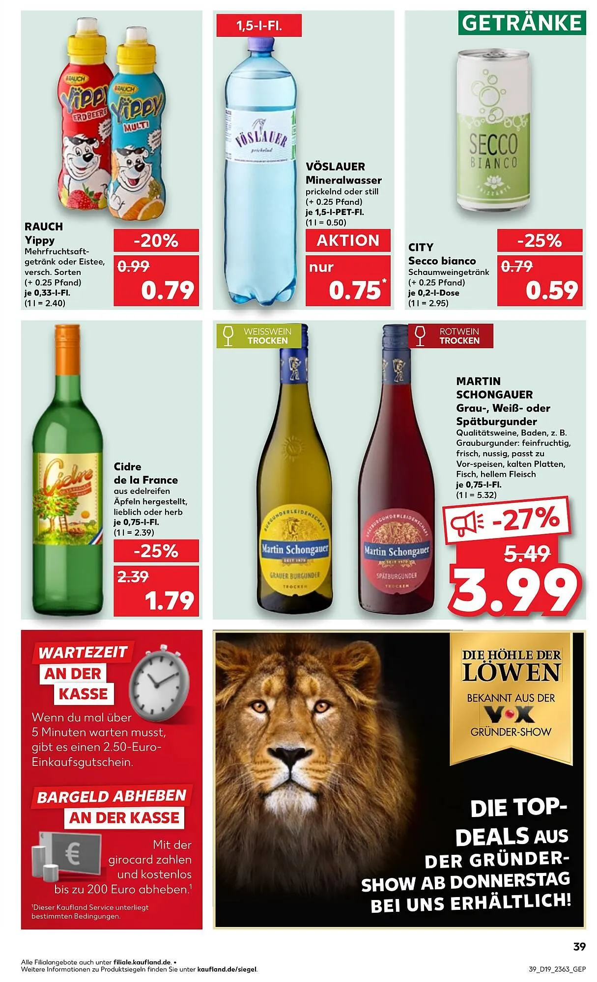 Kaufland Prospekt von 8. Mai bis 14. Mai 2025 - Prospekt seite 39