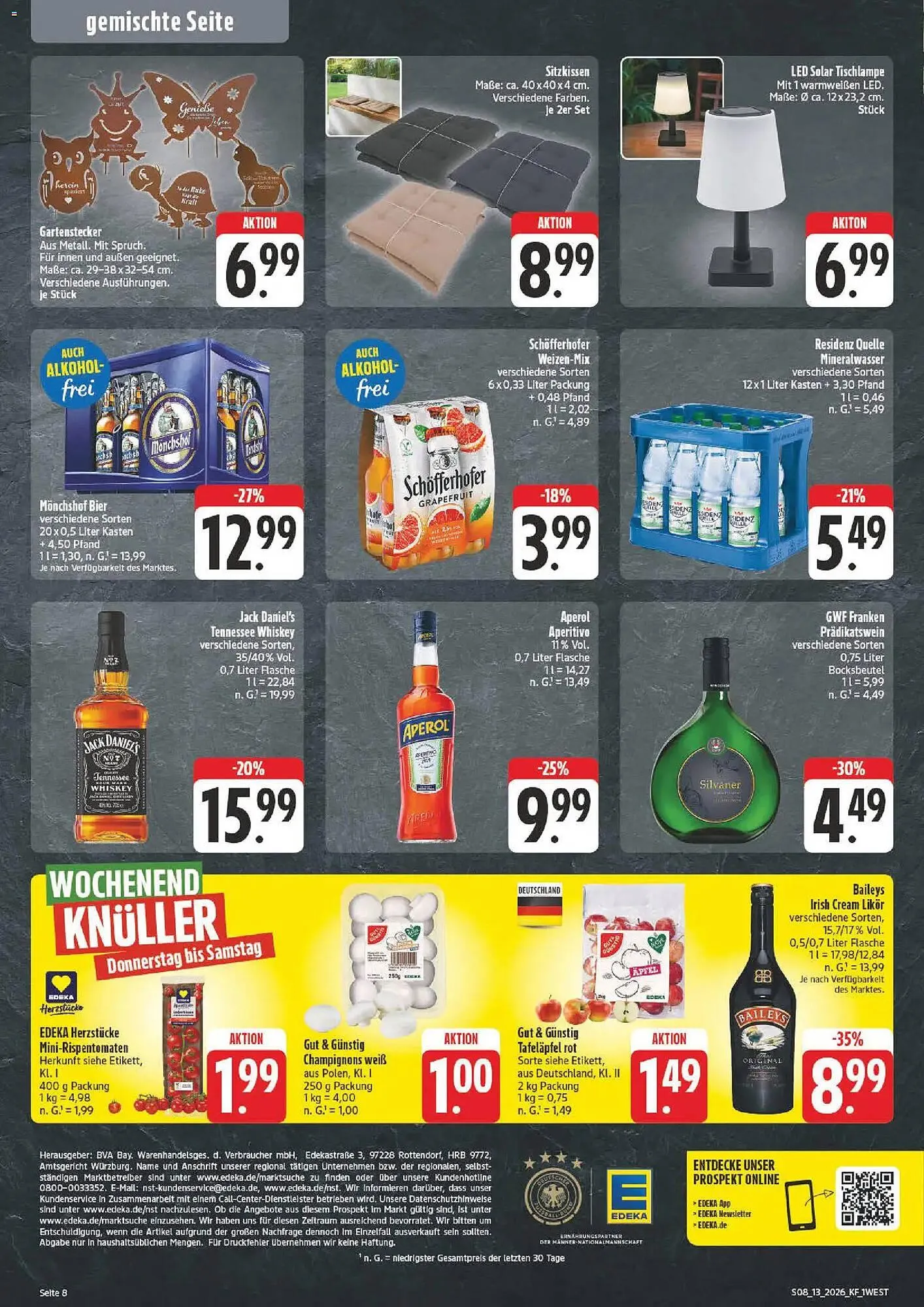 Nah & gut Prospekt von 23. März bis 28. März 2026 - Prospekt seite 8