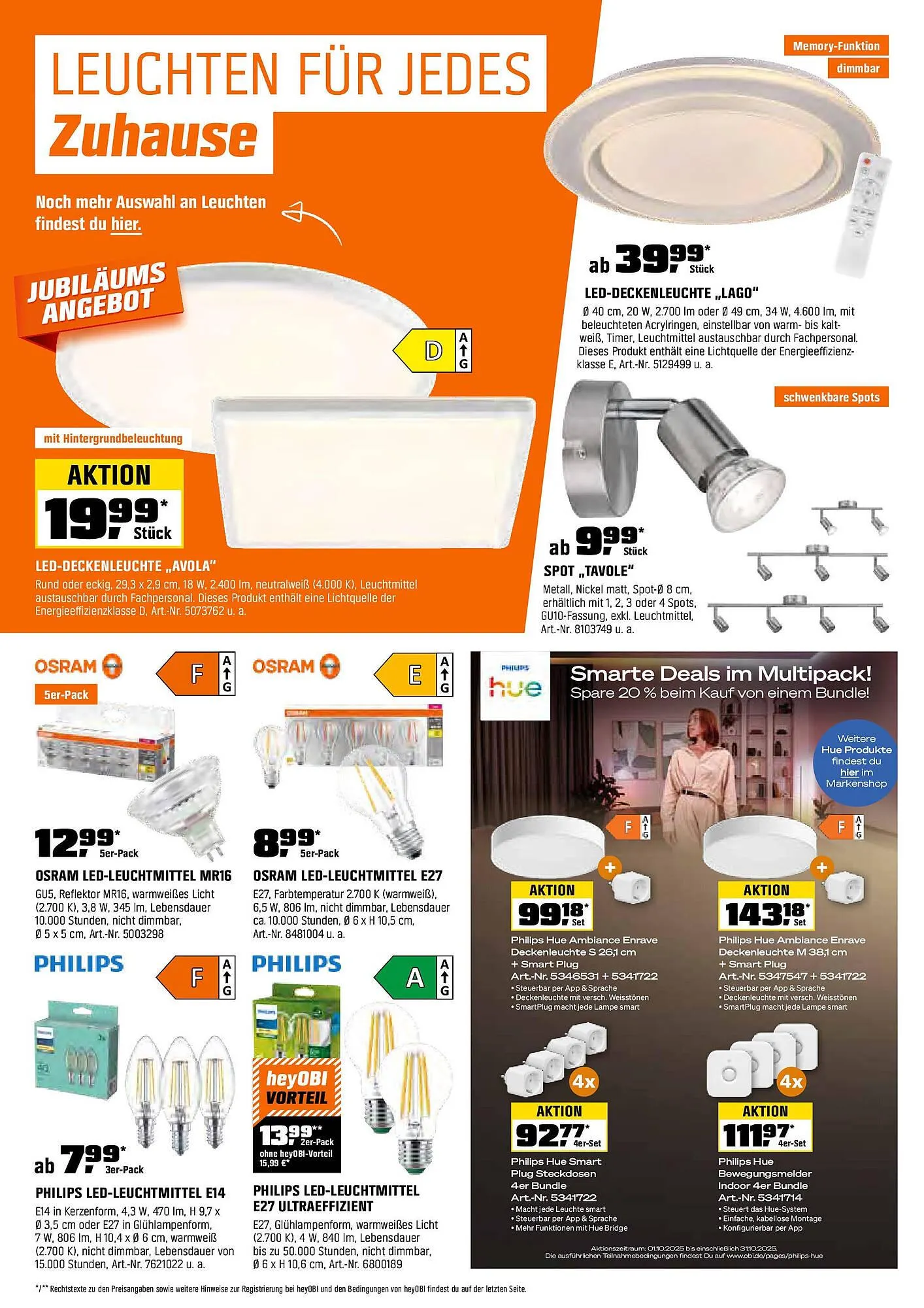 OBI Prospekt von 30. September bis 15. Oktober 2025 - Prospekt seite 16