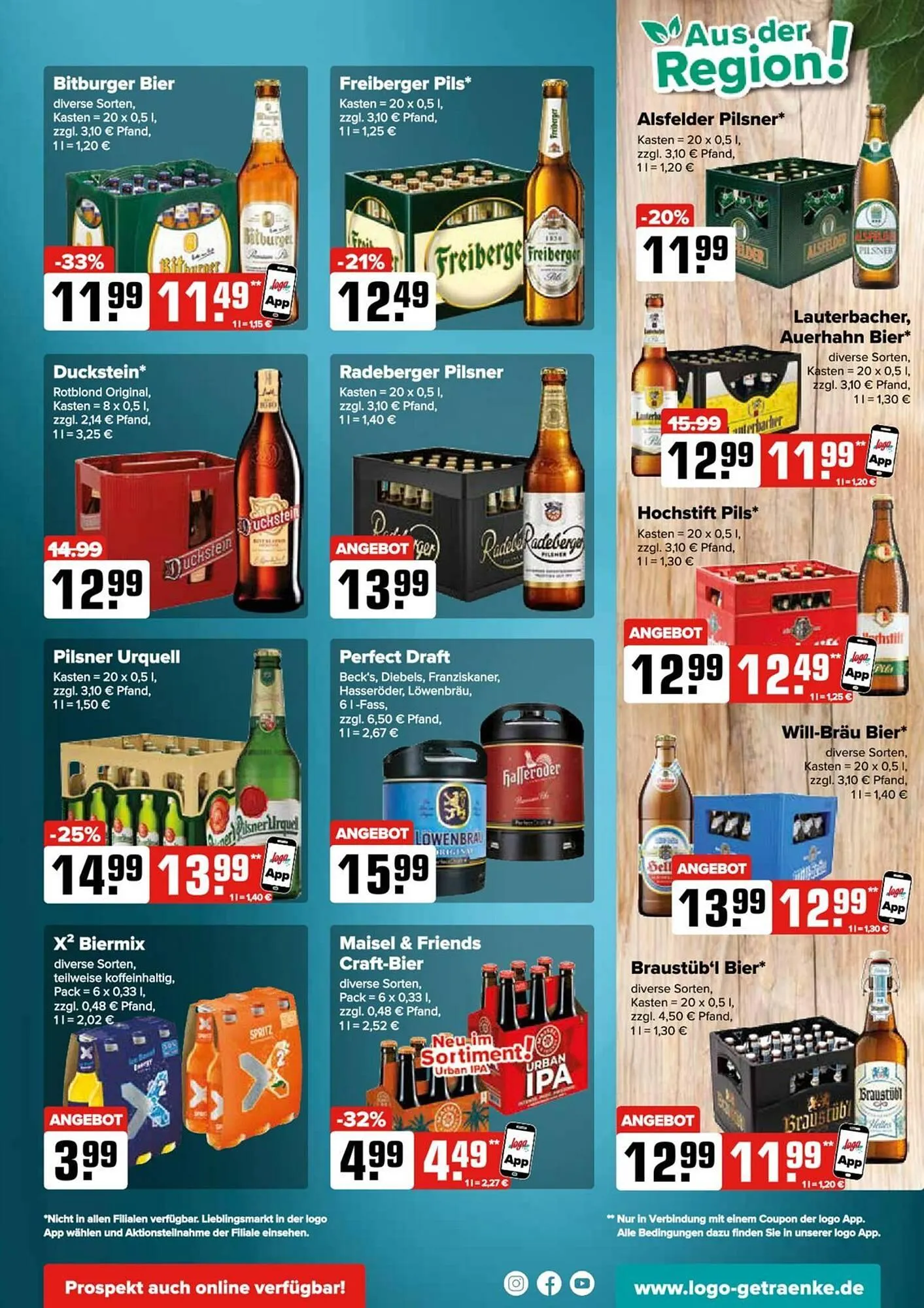 Logo Getränkemarkt Prospekt von 14. April bis 19. April 2025 - Prospekt seite 2