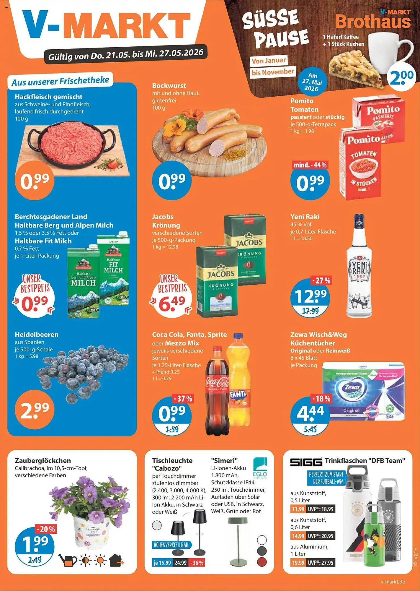 V Markt Prospekt von 21. Mai bis 27. Mai 2026 - Prospekt seite 1