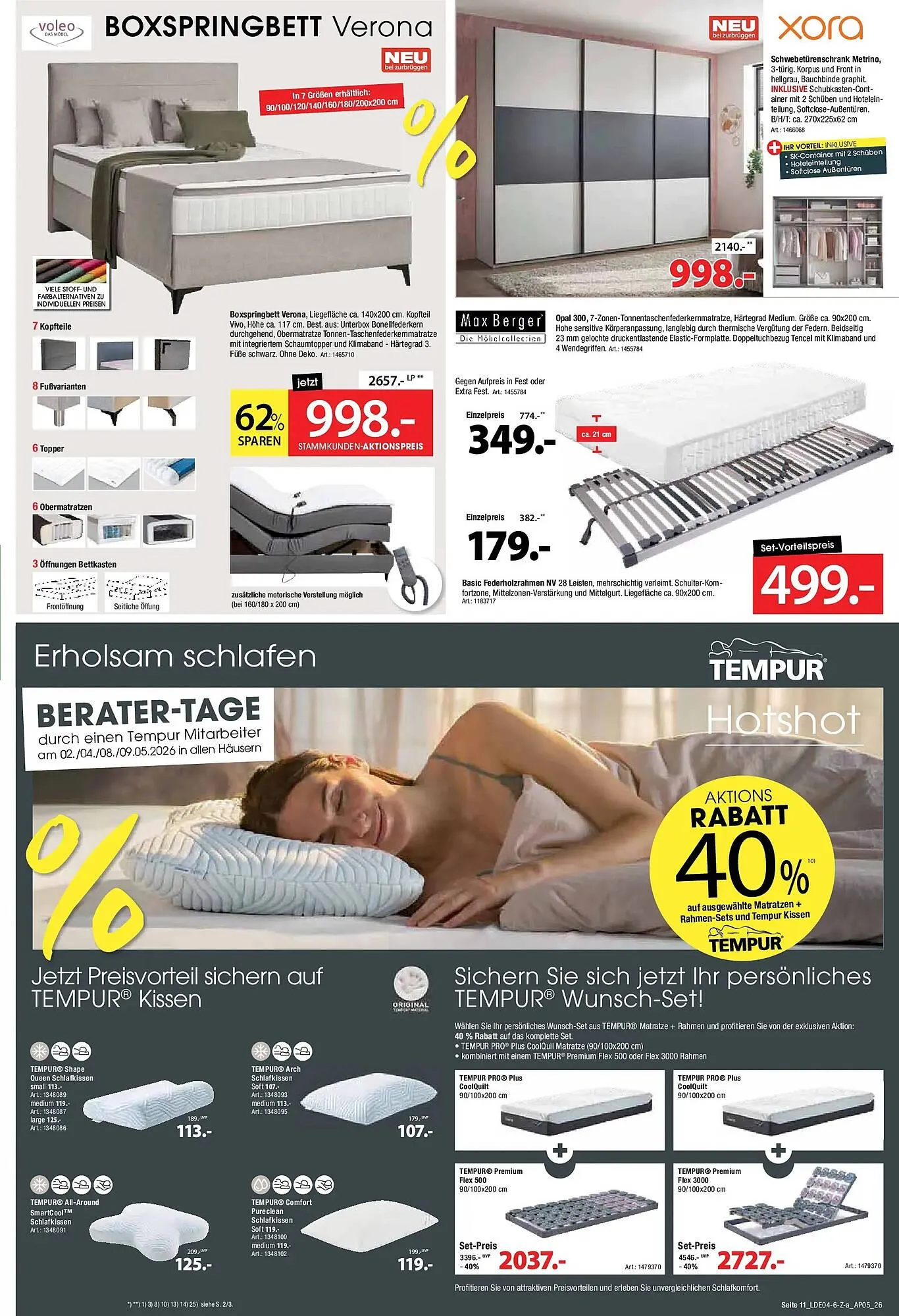 Zurbrüggen Prospekt von 24. April bis 9. Mai 2026 - Prospekt seite 11