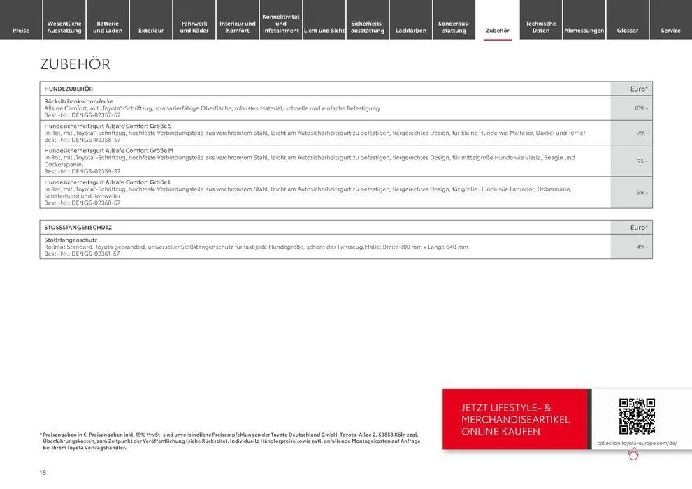 Toyota Prius Plug-in Hybrid von 7. Mai bis 7. Mai 2025 - Prospekt seite 18
