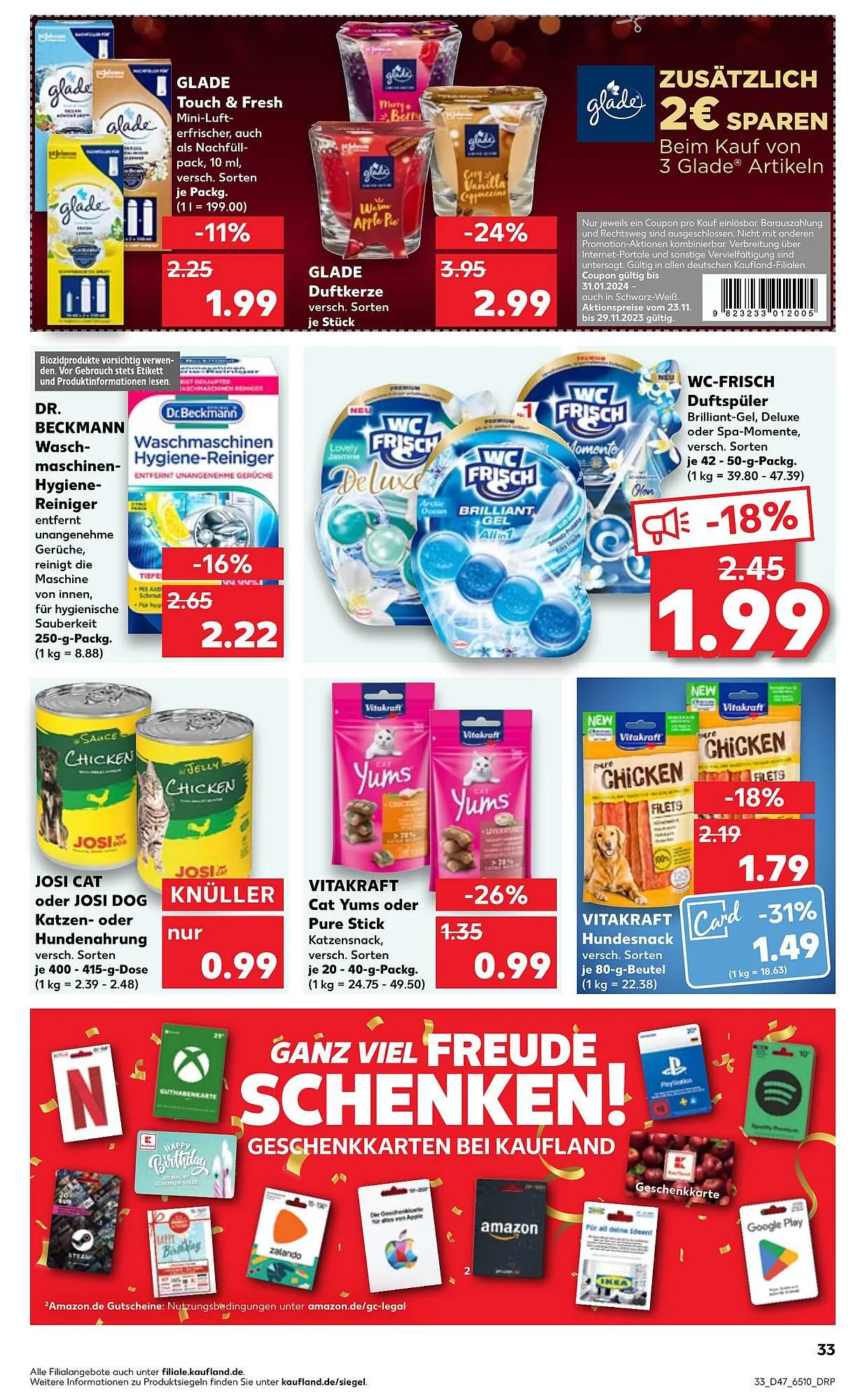 Kaufland Duitsland Folder van 20 november tot 22 november 2023 - Folder pagina 28