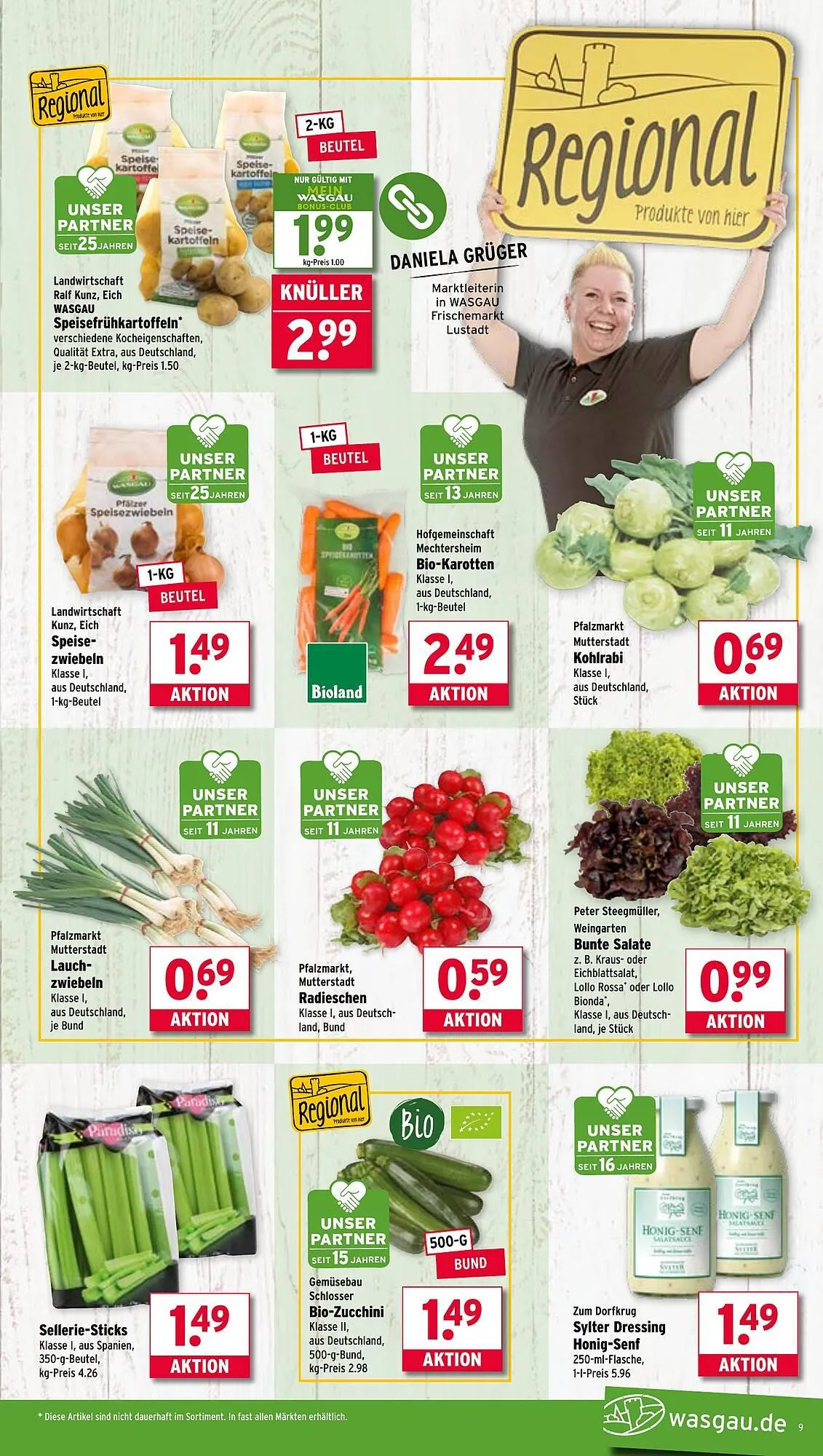 Wasgau Prospekt von 21. Juli bis 26. Juli 2025 - Prospekt seite 9