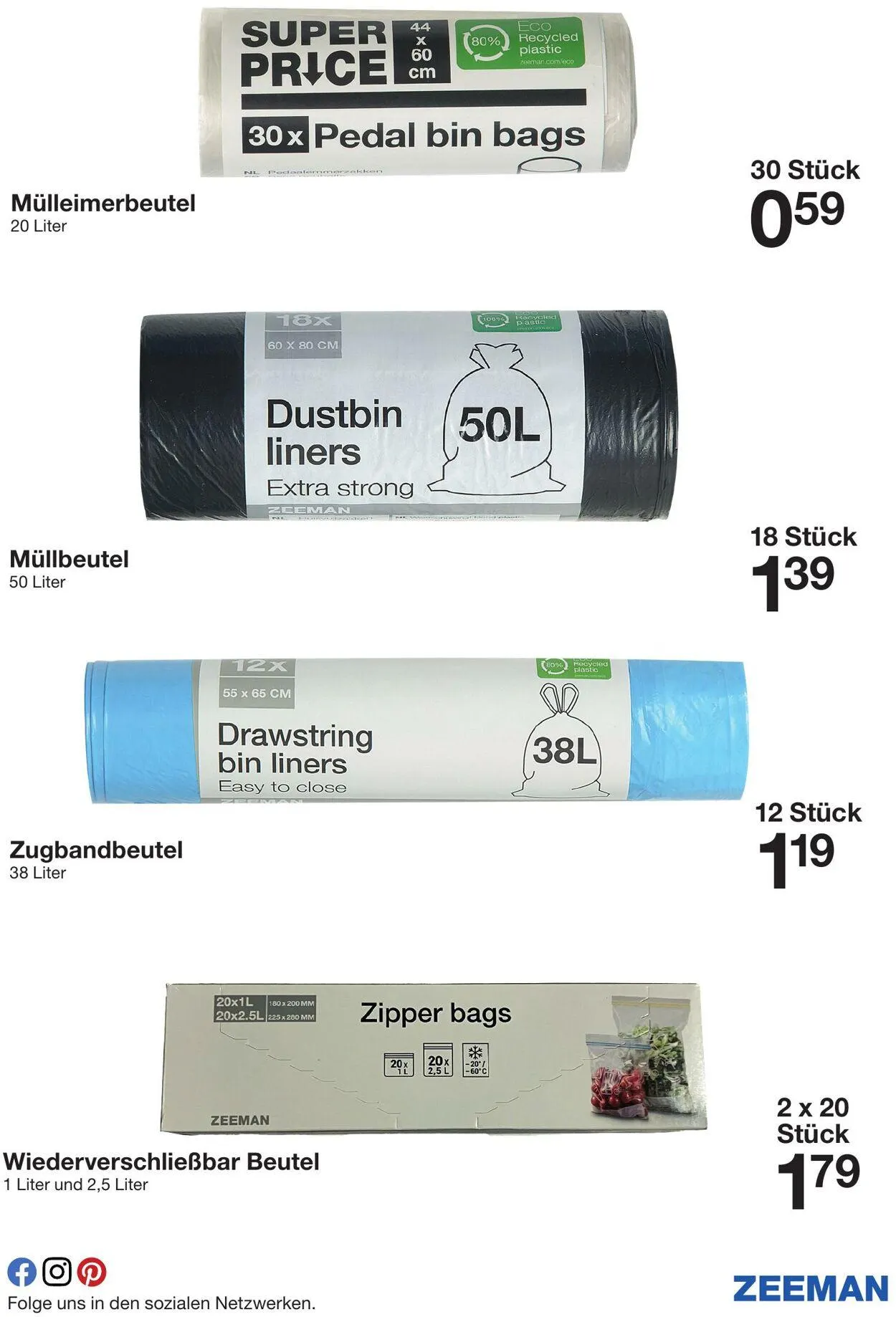 Zeeman Aktueller Prospekt von 18. September bis 2. Oktober 2025 - Prospekt seite 5