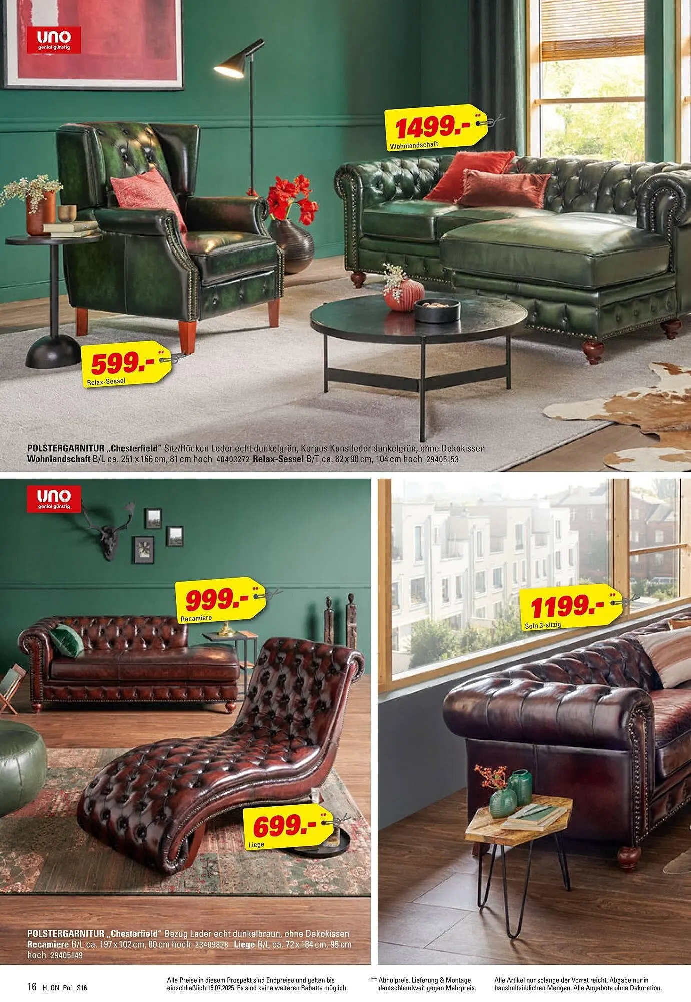 Höffner Prospekt von 4. Juni bis 15. Juli 2025 - Prospekt seite 16