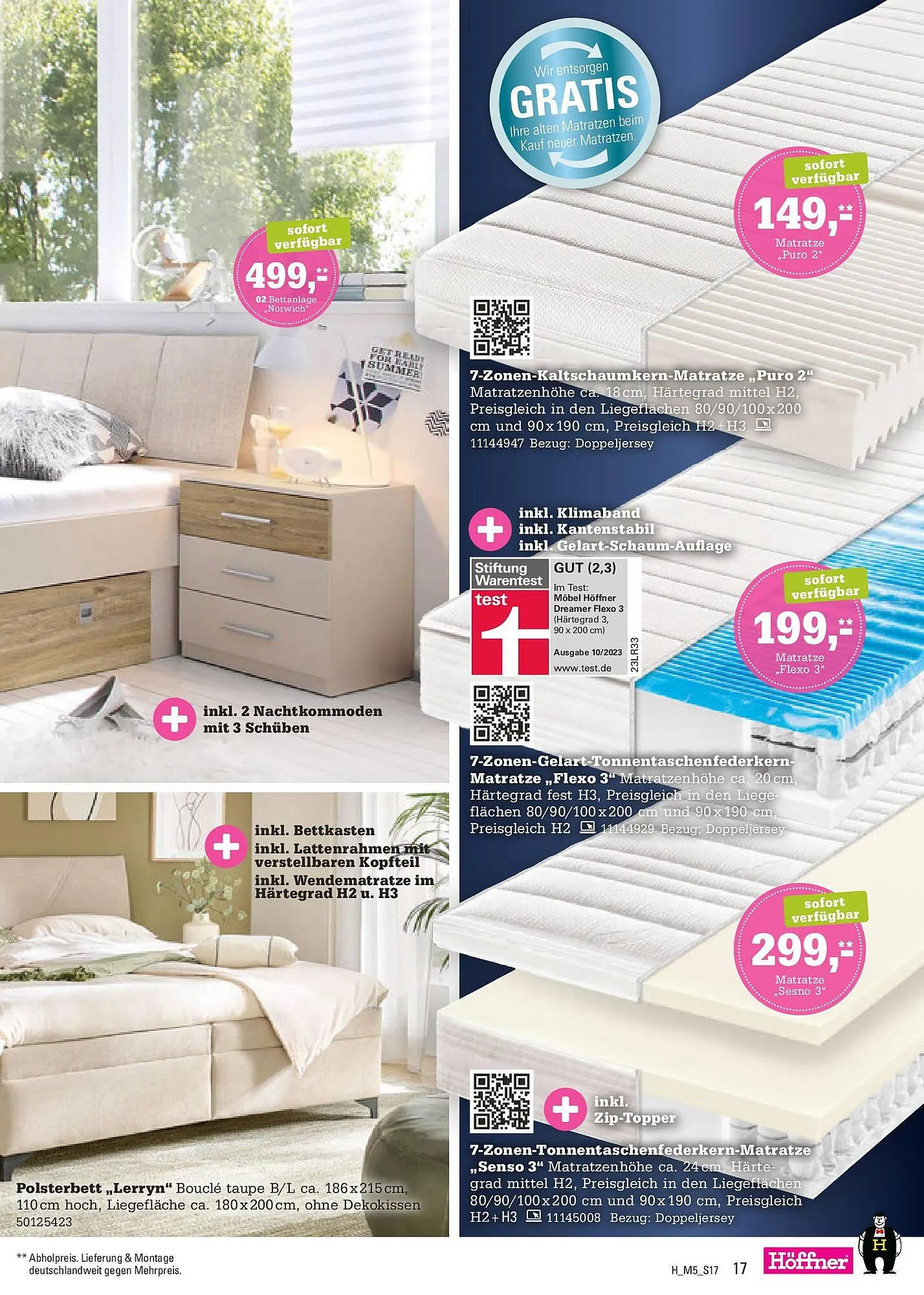 Höffner Prospekt von 12. August bis 26. August 2025 - Prospekt seite 17