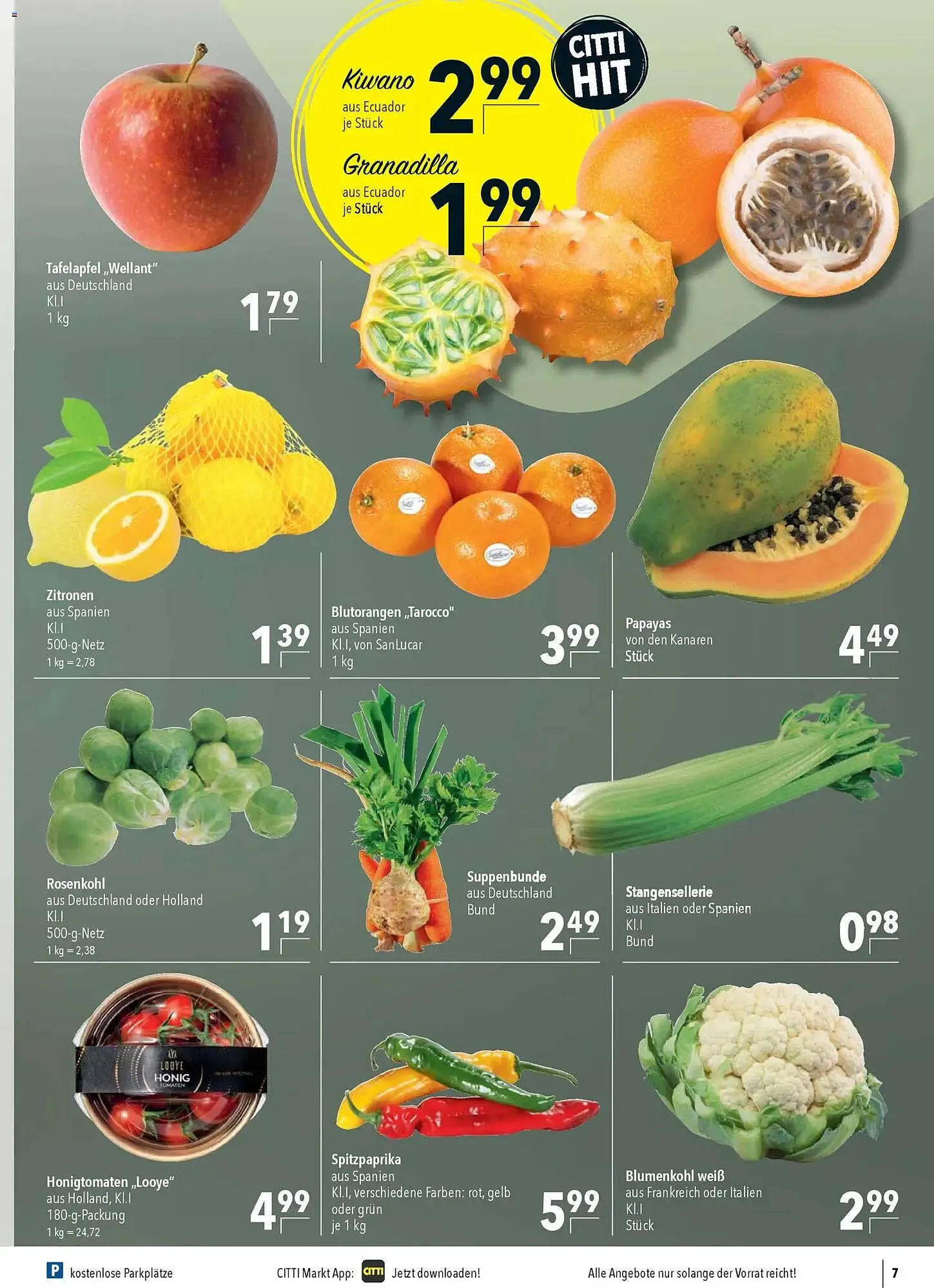 CITTI Markt Prospekt von 28. Januar bis 10. Februar 2026 - Prospekt seite 7