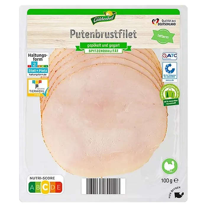 GÜLDENHOF Putenbrustfilet 100 g