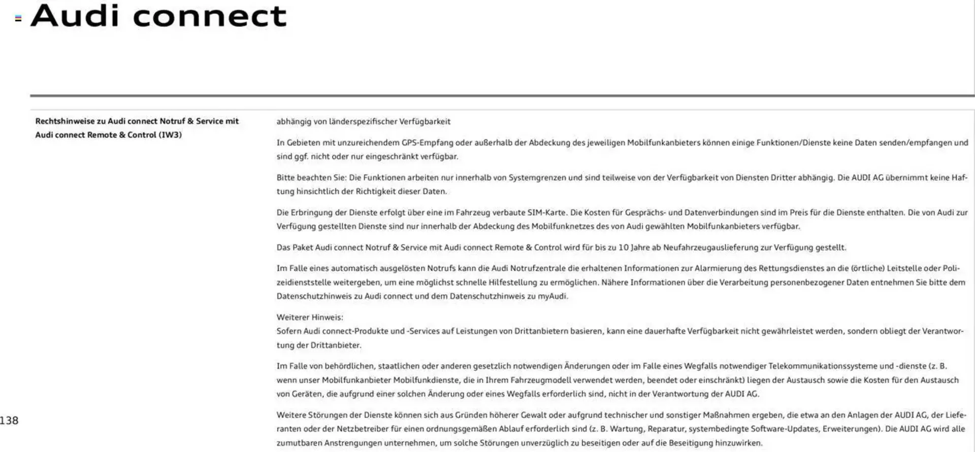 Audi Prospekt von 29. Januar bis 9. Januar 2026 - Prospekt seite 137