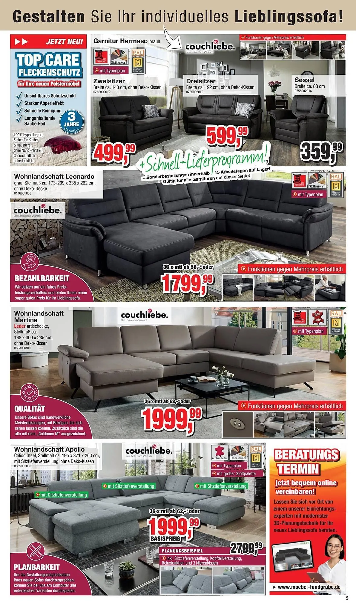 Möbelfundgrube Prospekt von 8. Mai bis 21. Mai 2025 - Prospekt seite 5