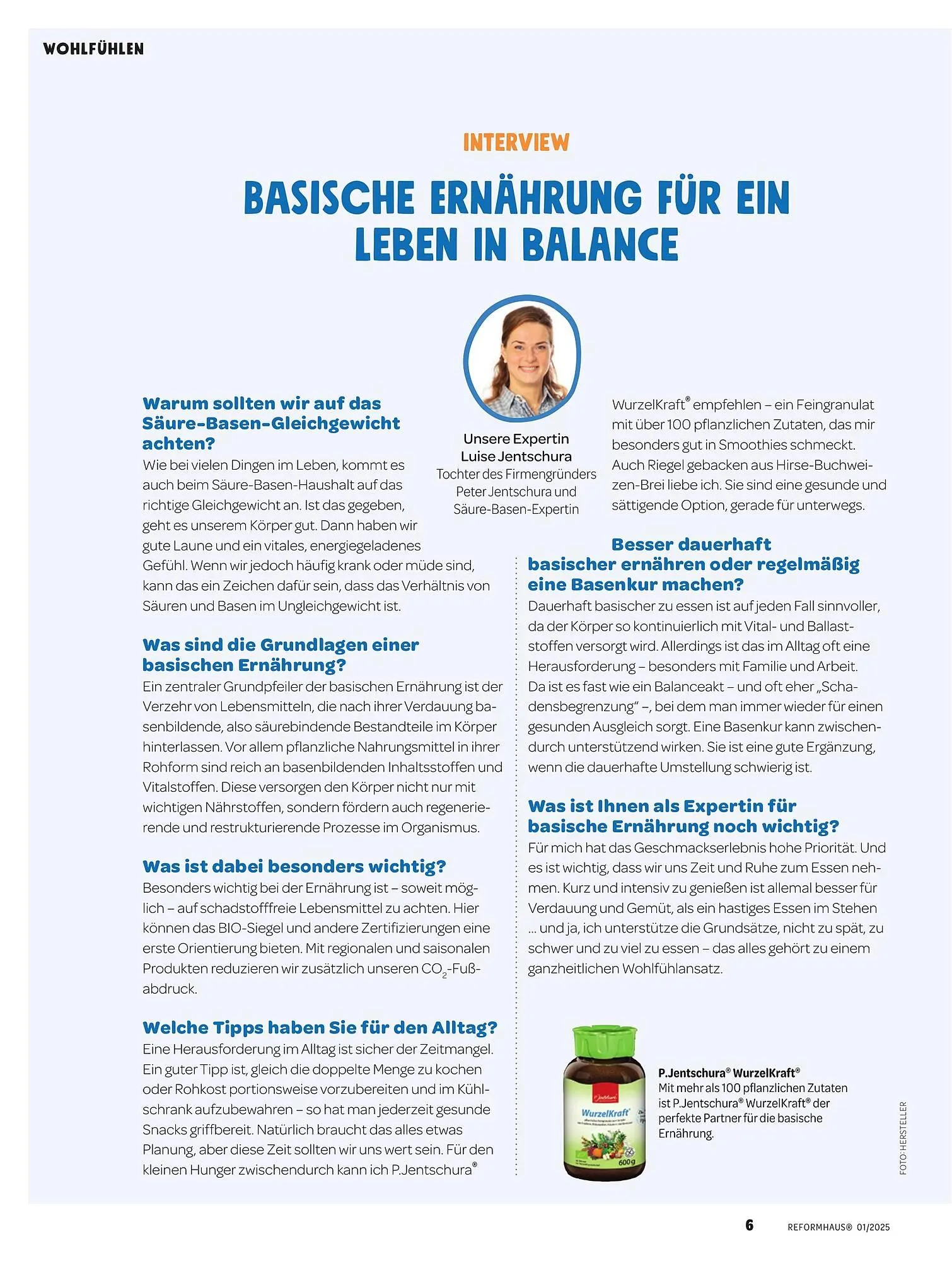 Reformhaus Prospekt von 1. Januar bis 31. Januar 2025 - Prospekt seite 6