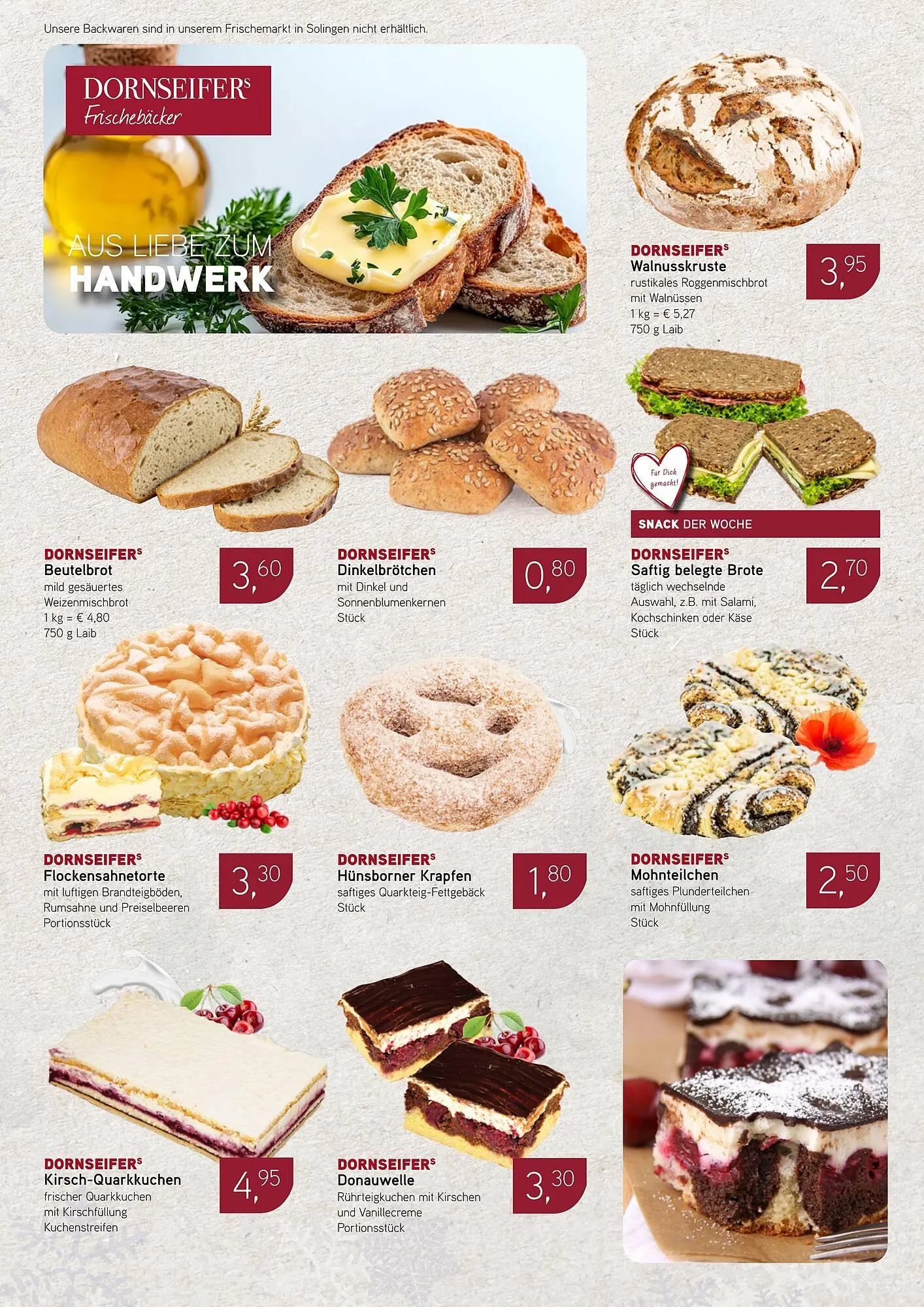 Dornseifer Prospekt von 12. Januar bis 17. Januar 2026 - Prospekt seite 7