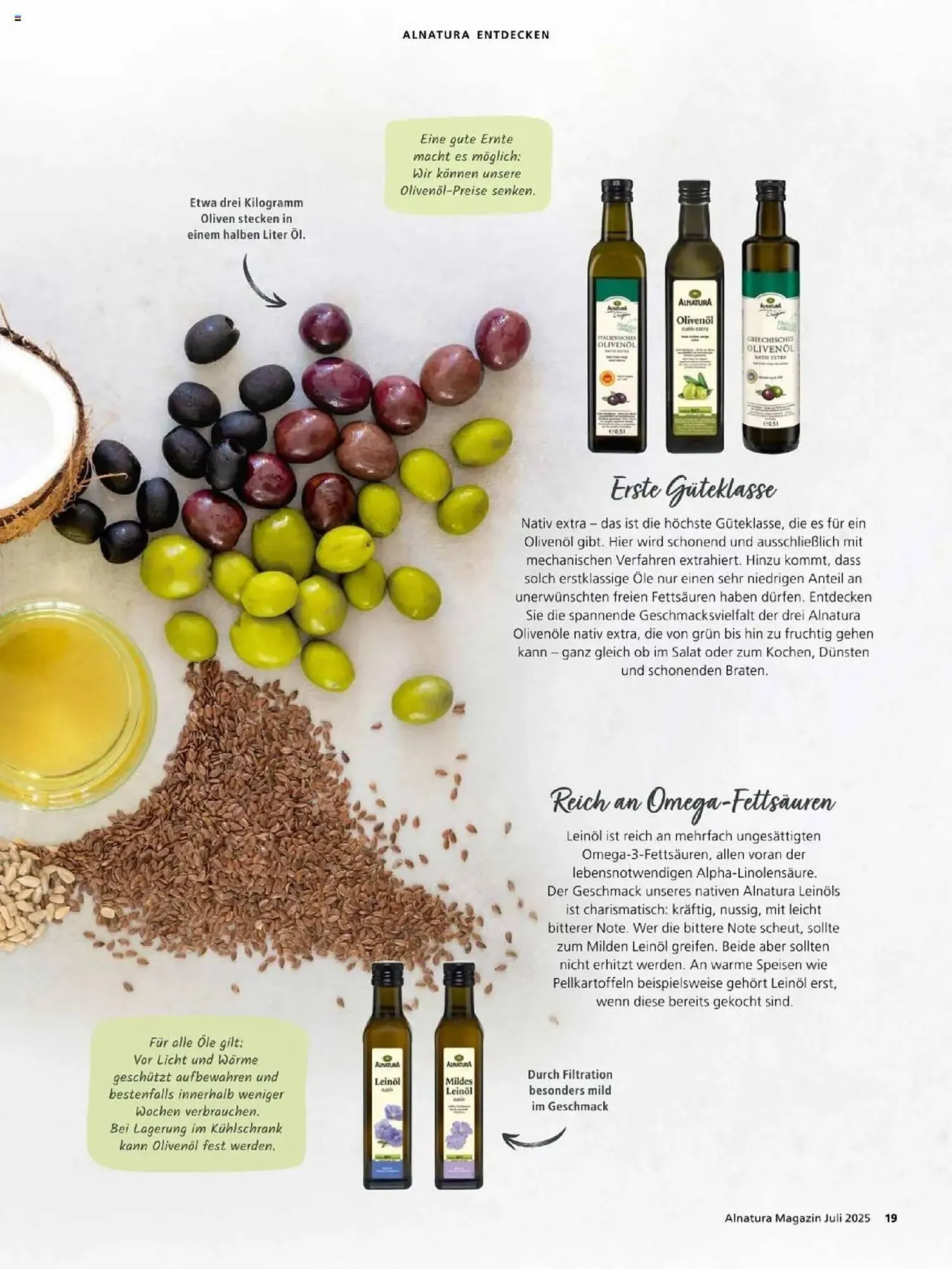 Alnatura Prospekt von 1. Juli bis 31. Juli 2025 - Prospekt seite 19