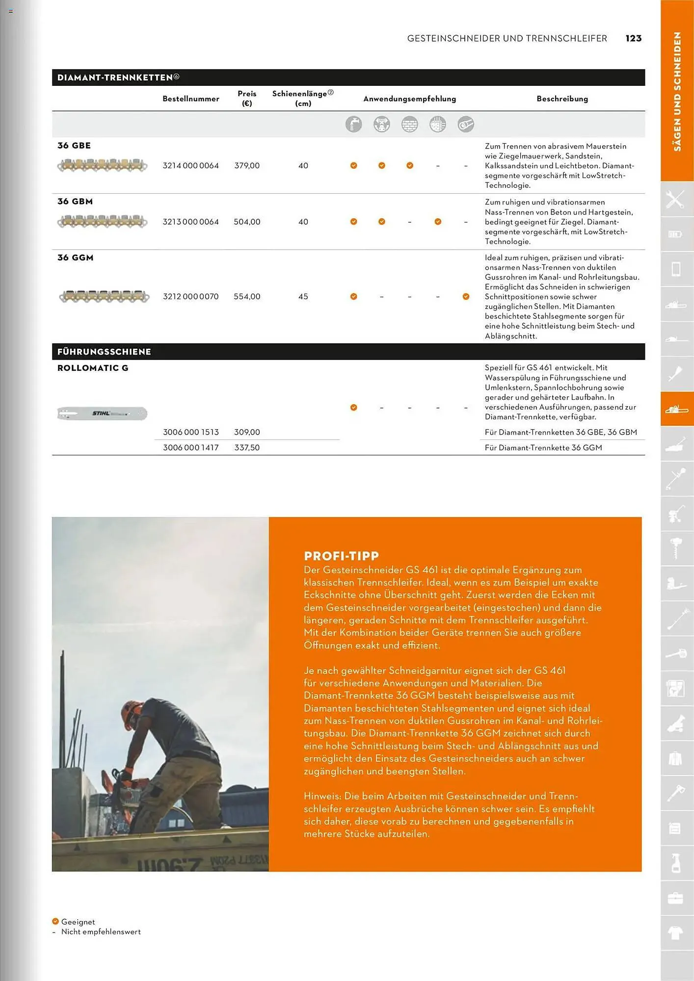 STIHL Prospekt von 1. Januar bis 31. Dezember 2026 - Prospekt seite 123