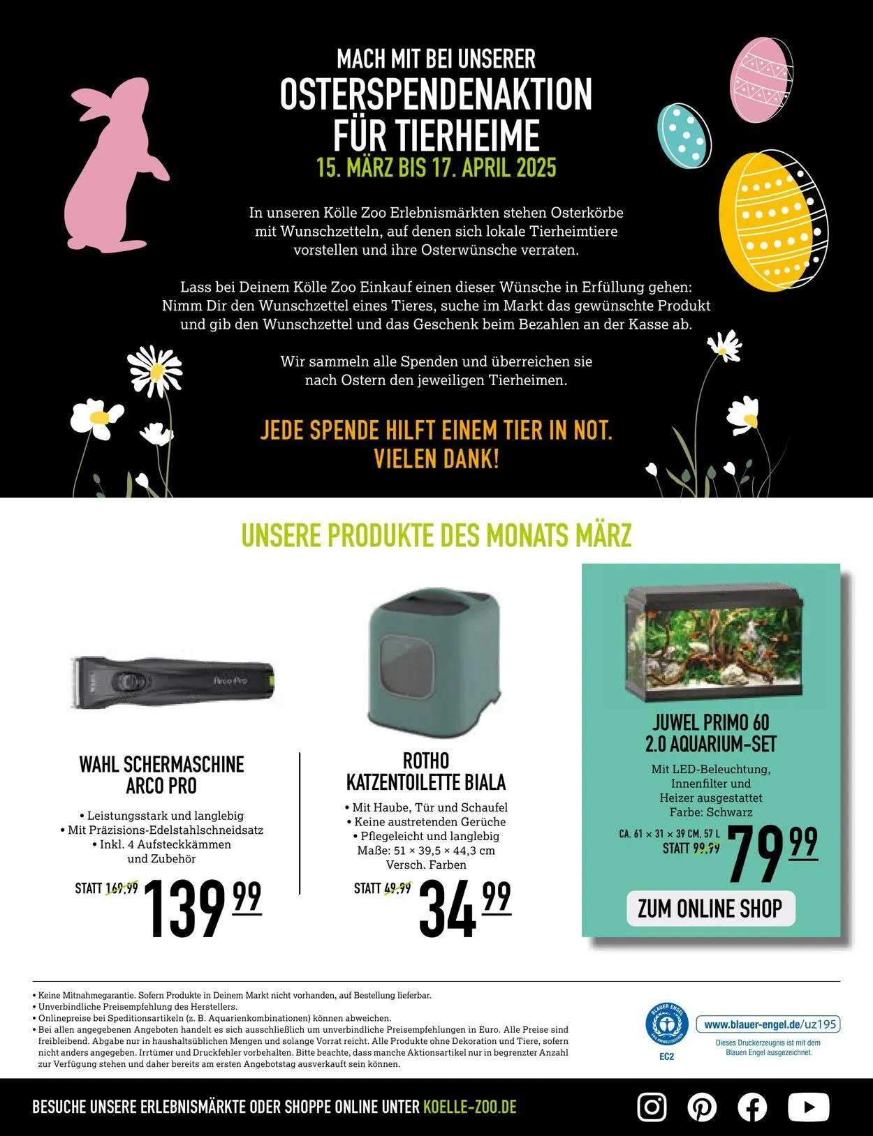 Kölle Zoo Aktueller Prospekt von 26. Februar bis 12. März 2025 - Prospekt seite 20