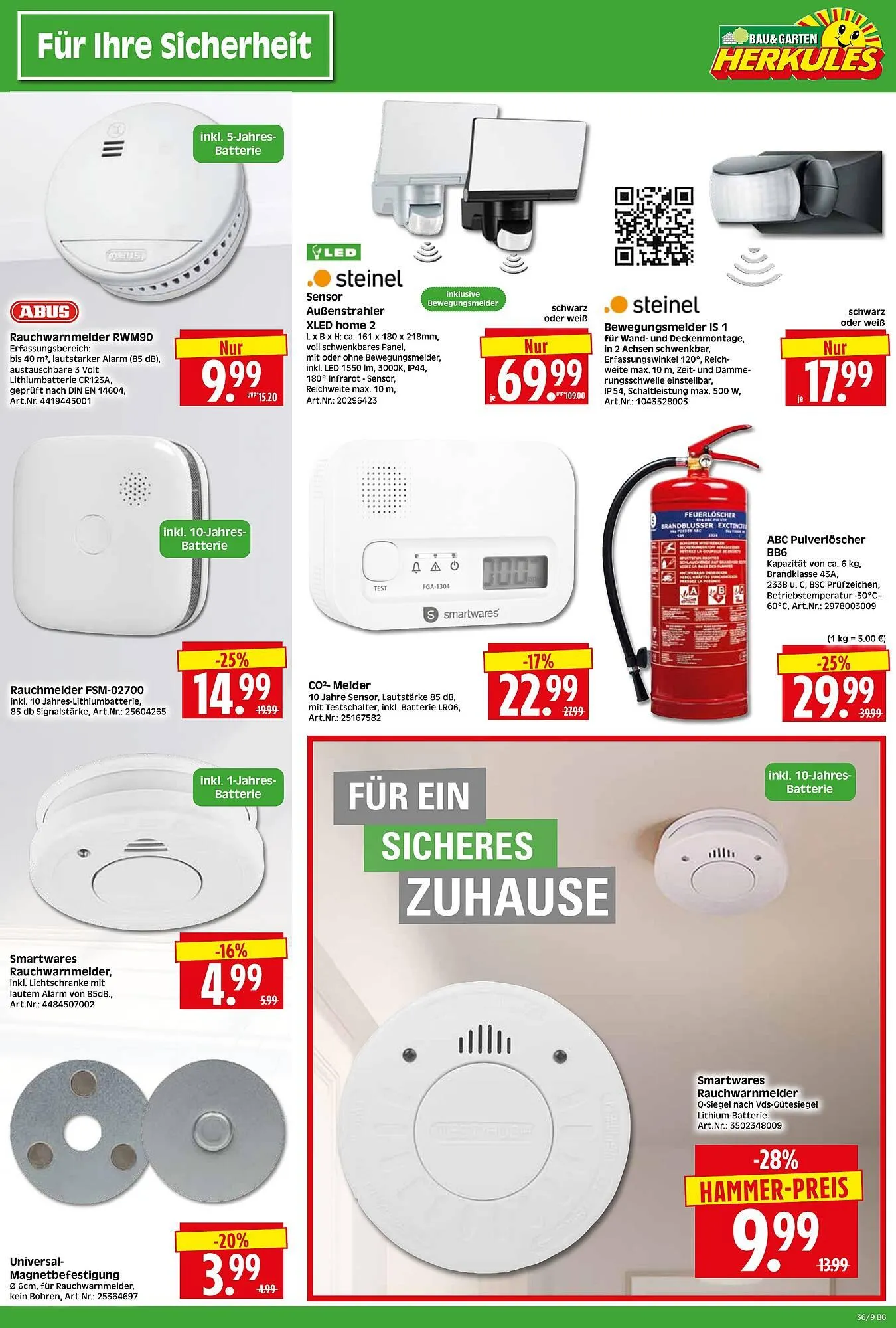 Herkules Baumarkt Prospekt von 1. September bis 6. September 2025 - Prospekt seite 9