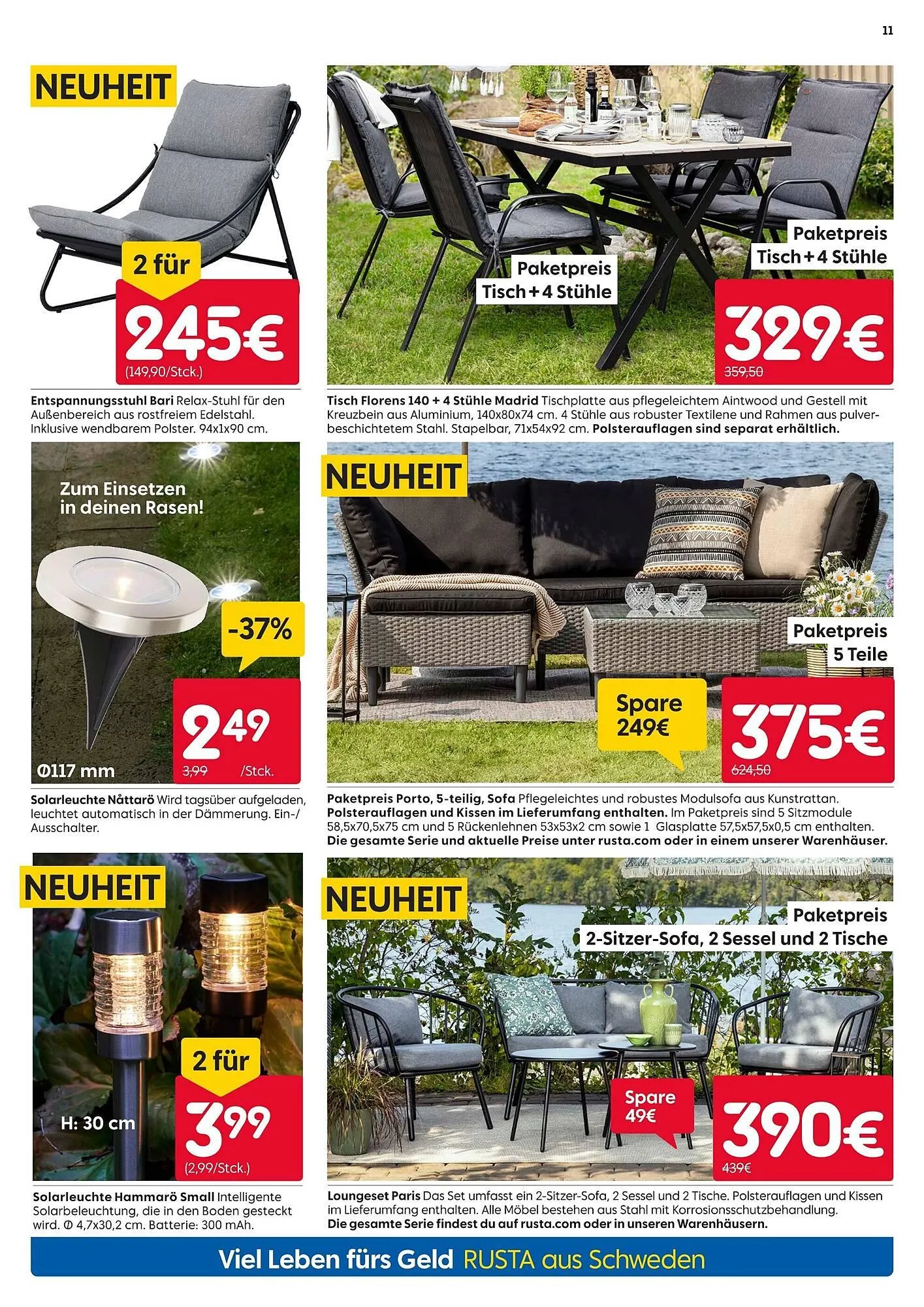 Rusta Prospekt von 29. März bis 4. April 2025 - Prospekt seite 11