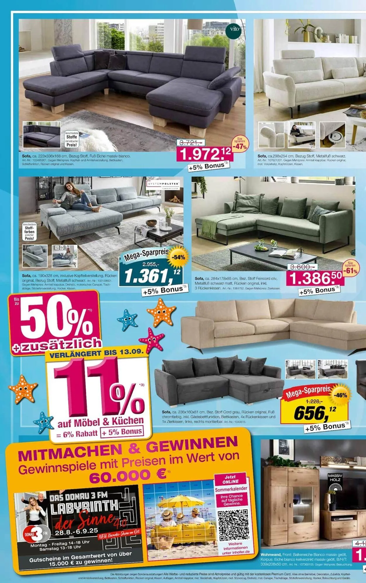 Möbel Inhofer Aktueller Prospekt von 3. November bis 17. November 2025 - Prospekt seite 2