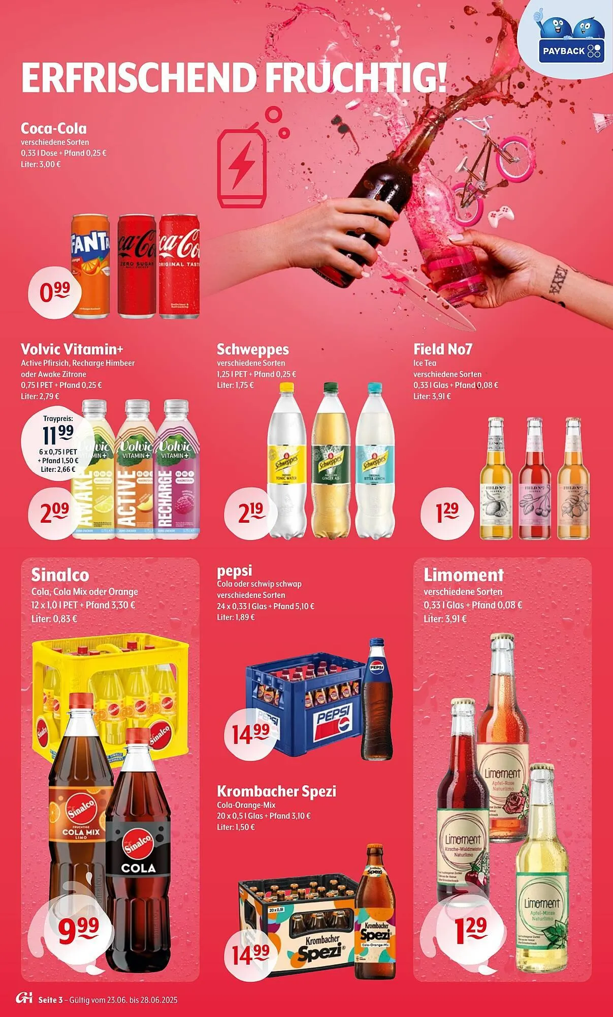 Getränke Hoffmann Prospekt von 23. Juni bis 28. Juni 2025 - Prospekt seite 3