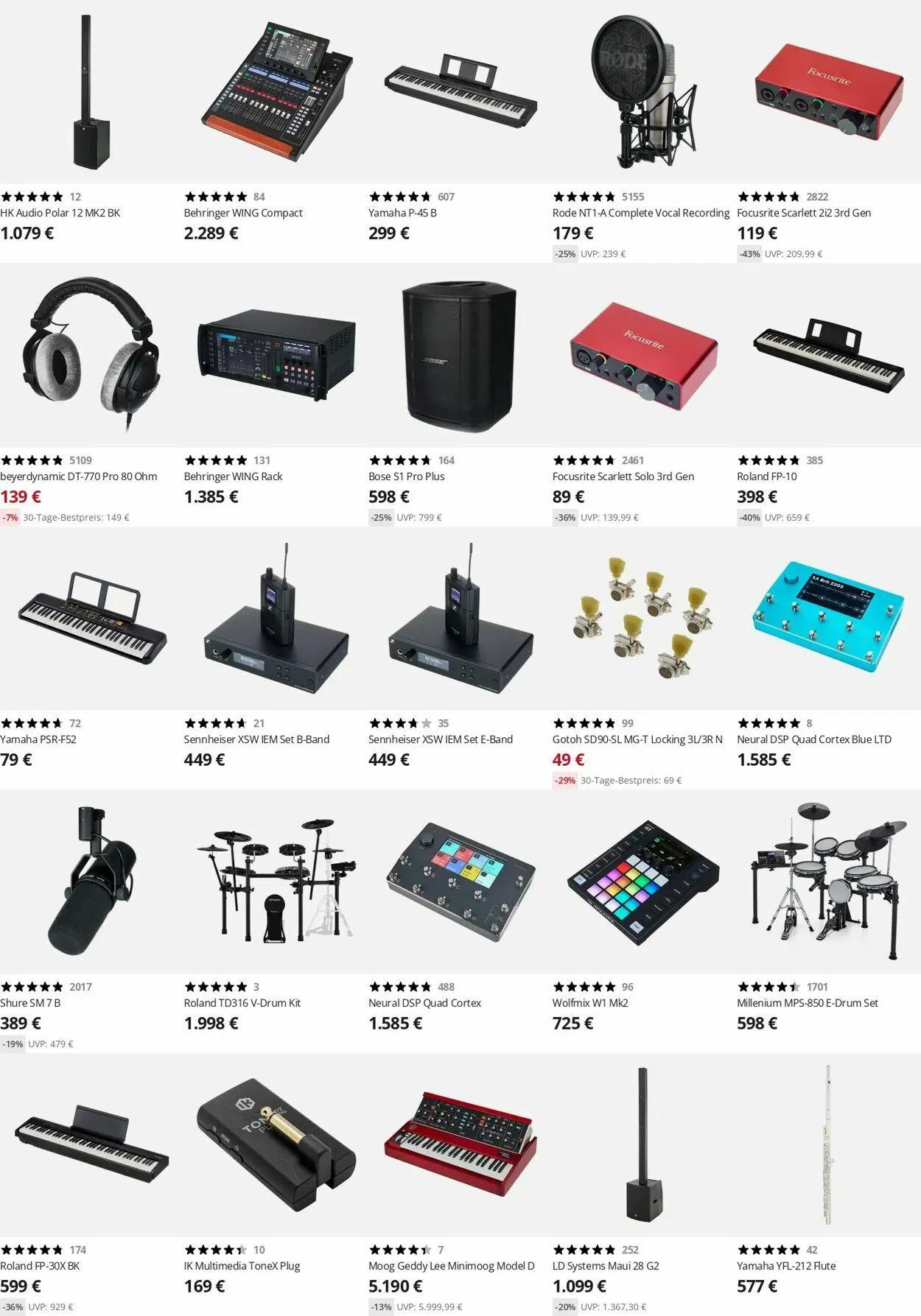 Thomann Aktueller Prospekt von 29. Dezember bis 7. Januar 2026 - Prospekt seite 4