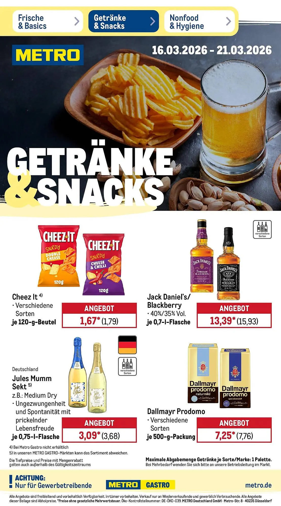 METRO Prospekt von 15. März bis 21. März 2026 - Prospekt seite 28
