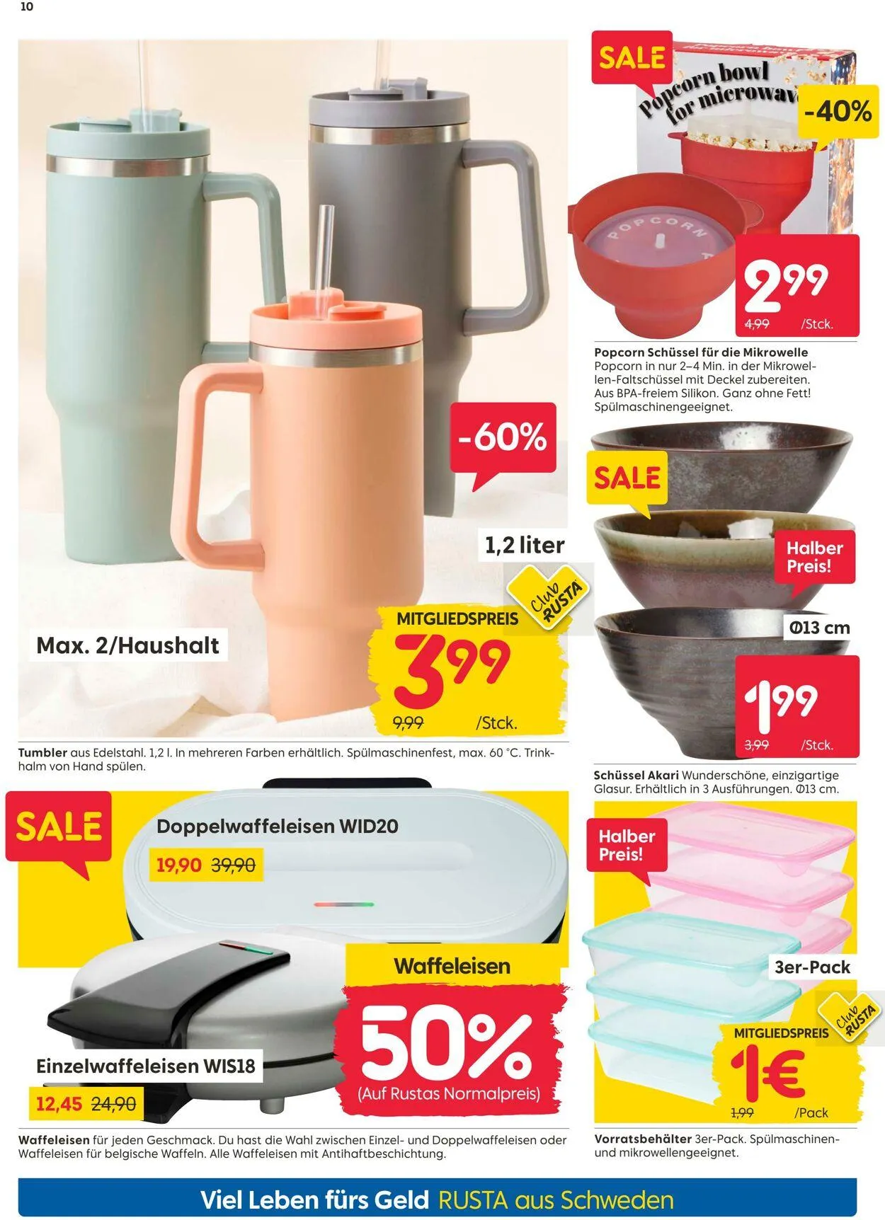 Rusta von 7. Juli bis 21. Juli 2025 - Prospekt seite 10