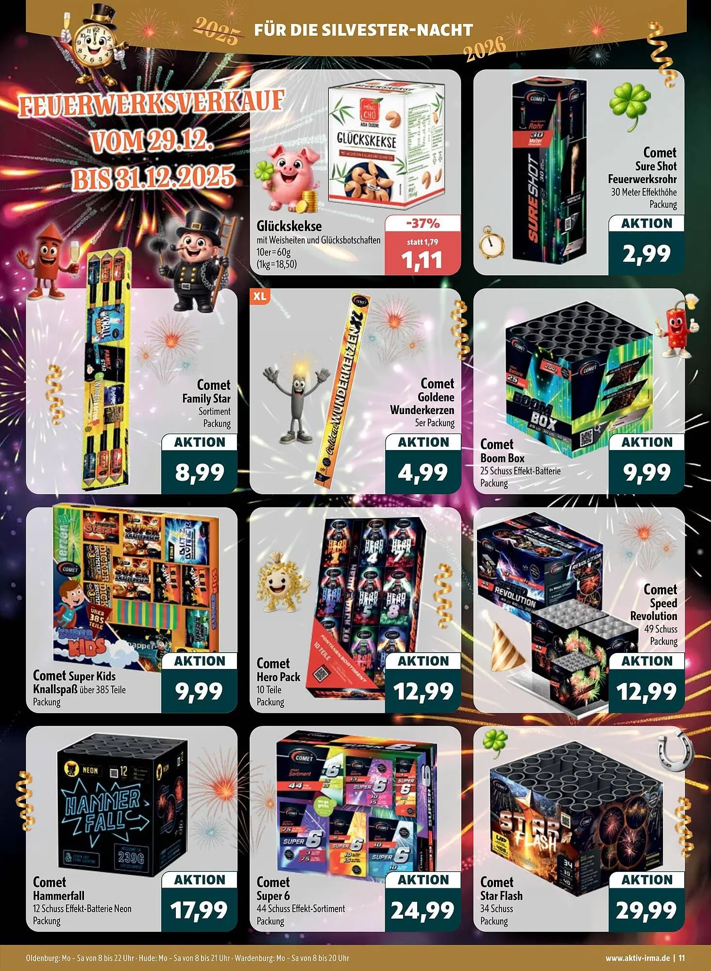 Aktiv Irma Prospekt von 29. Dezember bis 31. Dezember 2025 - Prospekt seite 11