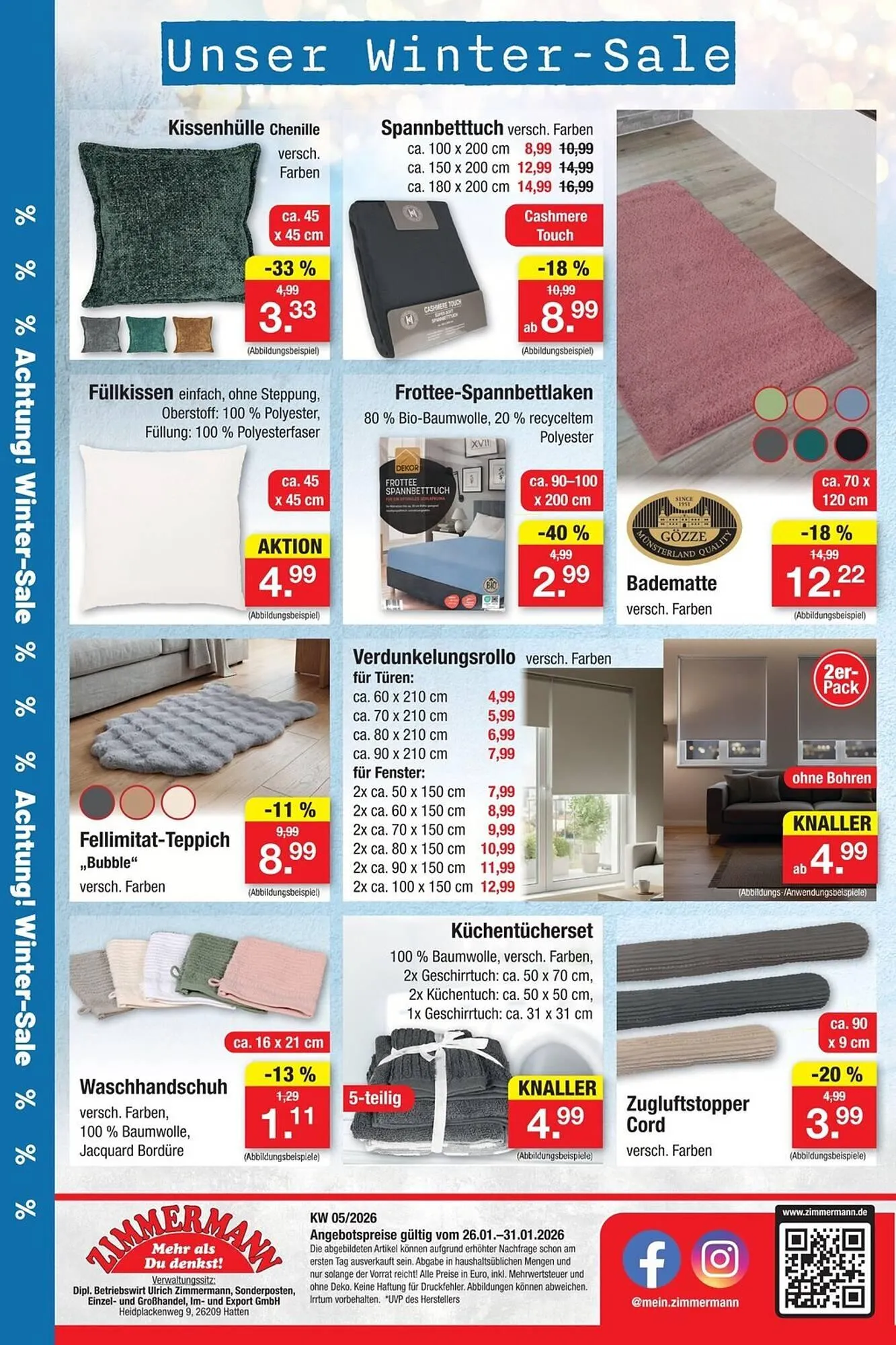 Zimmermann Prospekt von 26. Januar bis 31. Januar 2026 - Prospekt seite 13