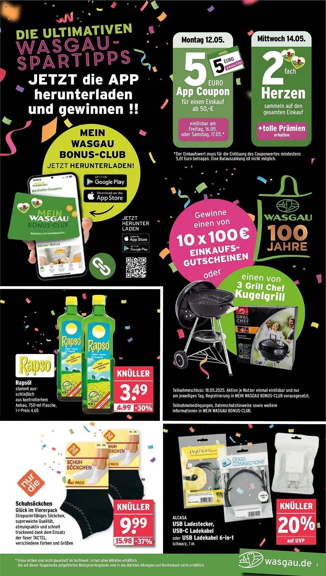 Wasgau Prospekt von 12. Mai bis 17. Mai 2025 - Prospekt seite 3