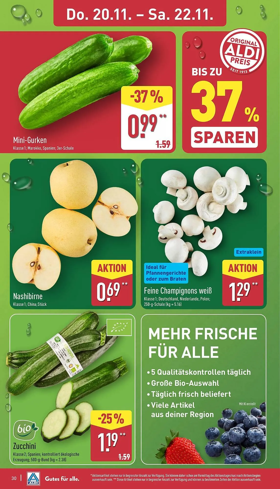 Aldi Nord Prospekt von 17. November bis 22. November 2025 - Prospekt seite 30