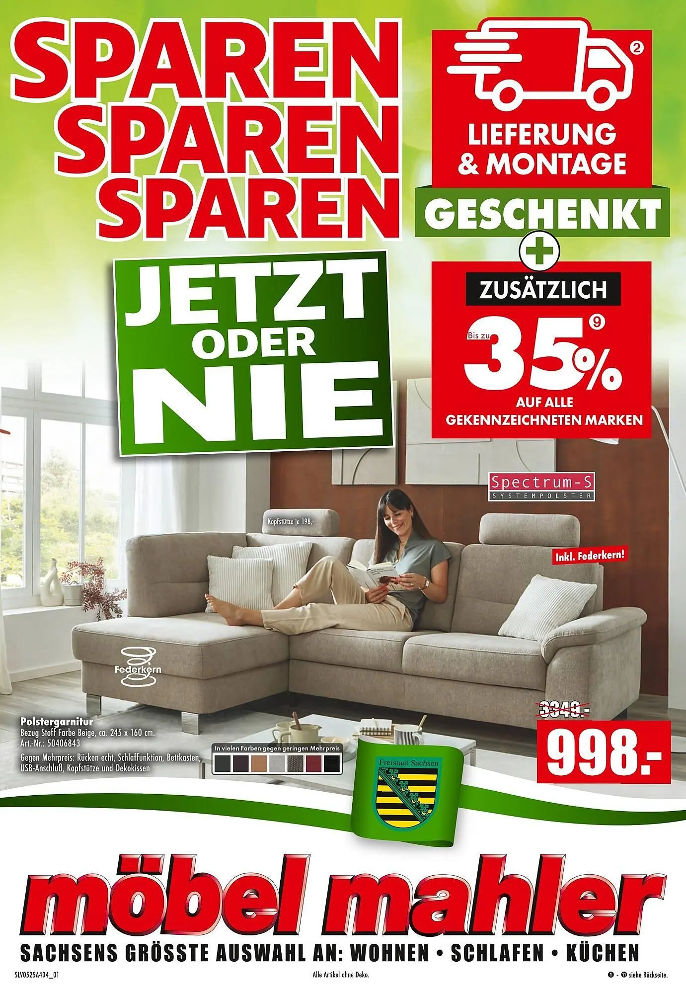 Möbel Mahler Prospekt von 14. Mai bis 27. Mai 2025 - Prospekt seite 1