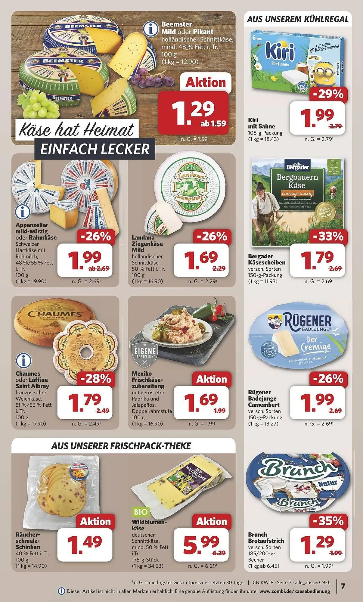 Combi Prospekt von 28. April bis 3. Mai 2025 - Prospekt seite 8