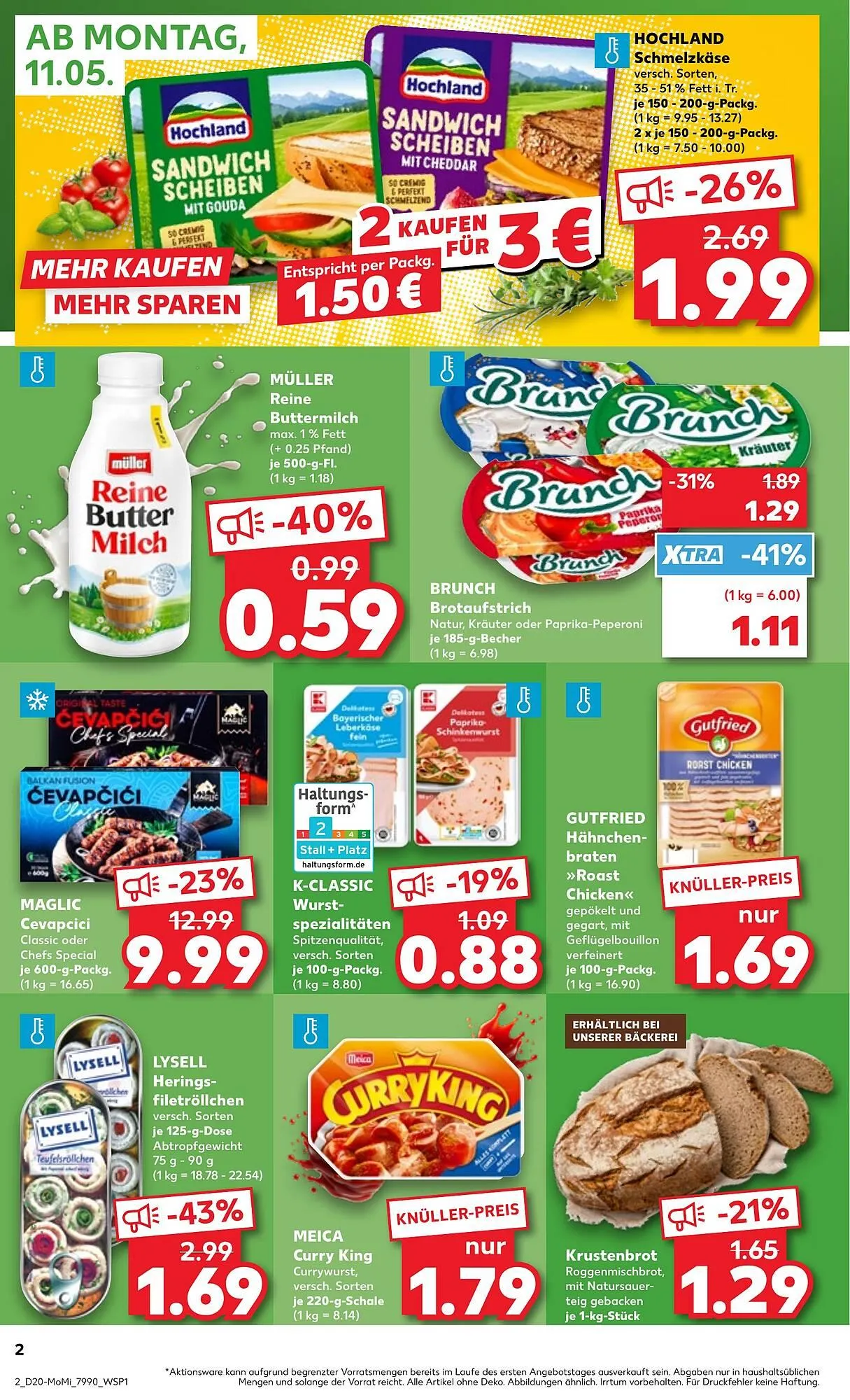 Kaufland Prospekt von 11. Mai bis 13. Mai 2026 - Prospekt seite 2