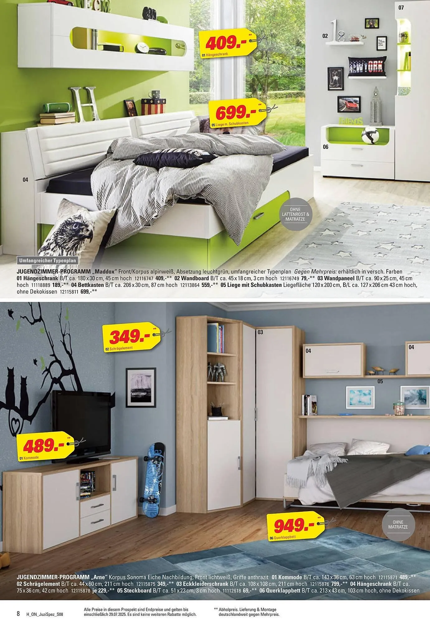 Höffner Prospekt von 16. Juli bis 29. Juli 2025 - Prospekt seite 8