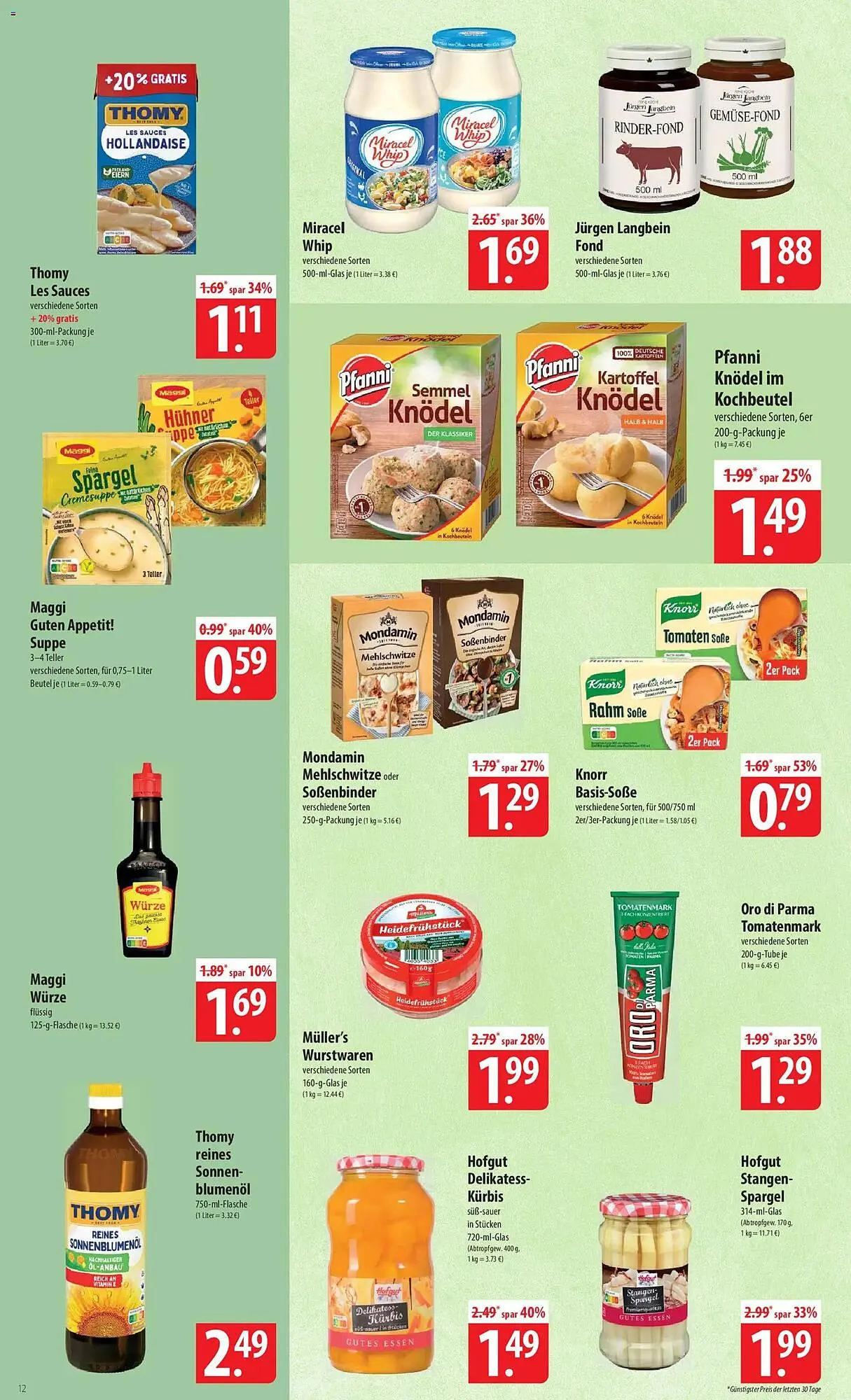 Famila Nord Ost Prospekt von 30. März bis 4. April 2026 - Prospekt seite 12