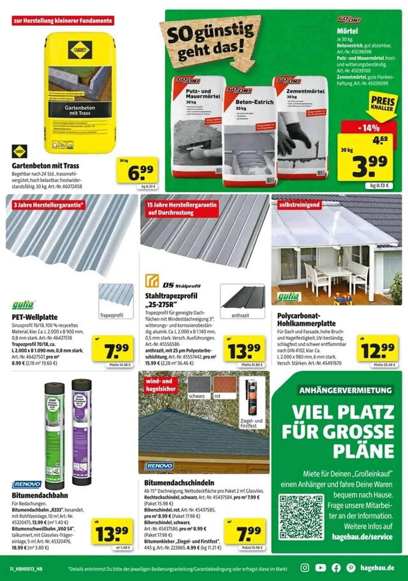 Hagebau Prospekt von 22. März bis 29. März 2025 - Prospekt seite 11