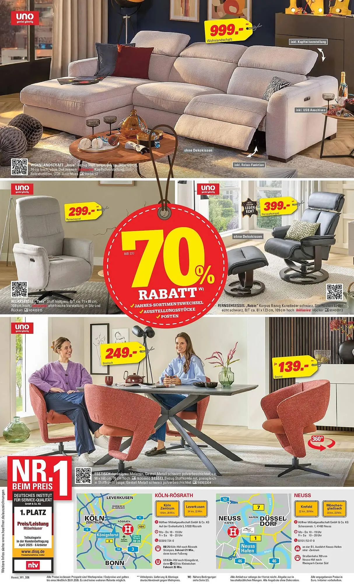 Höffner Prospekt von 9. Januar bis 20. Januar 2026 - Prospekt seite 8