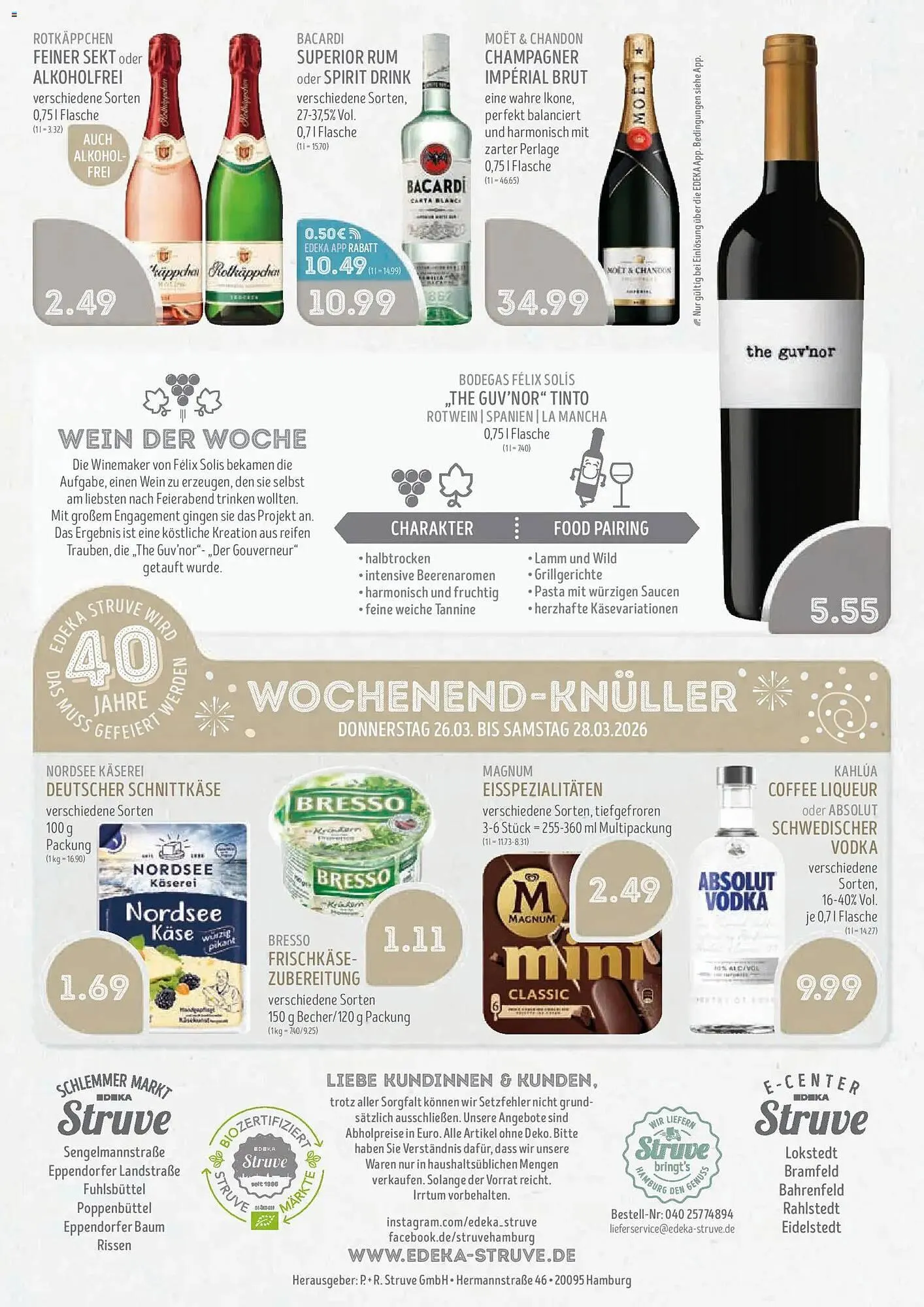 Edeka Struve Prospekt von 23. März bis 28. März 2026 - Prospekt seite 16
