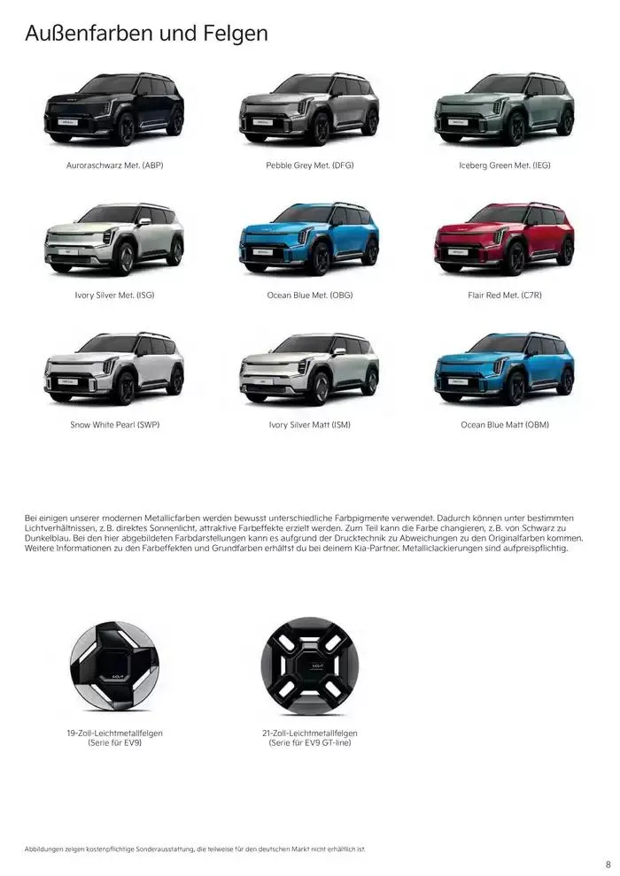 KIA EV9 von 3. September bis 3. September 2025 - Prospekt seite 8